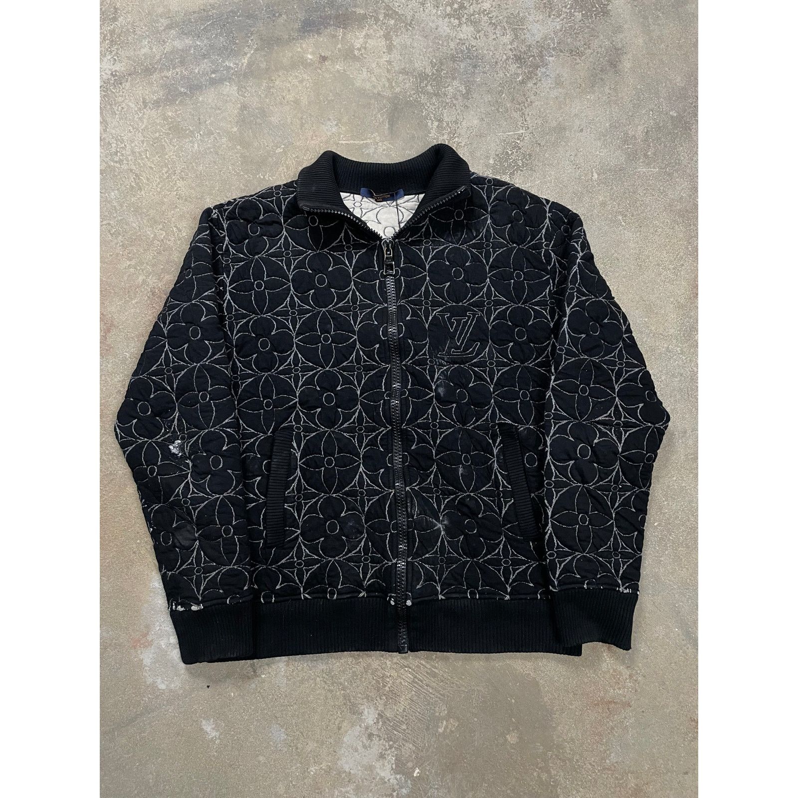 LV Monogram Black Jacket Large Used