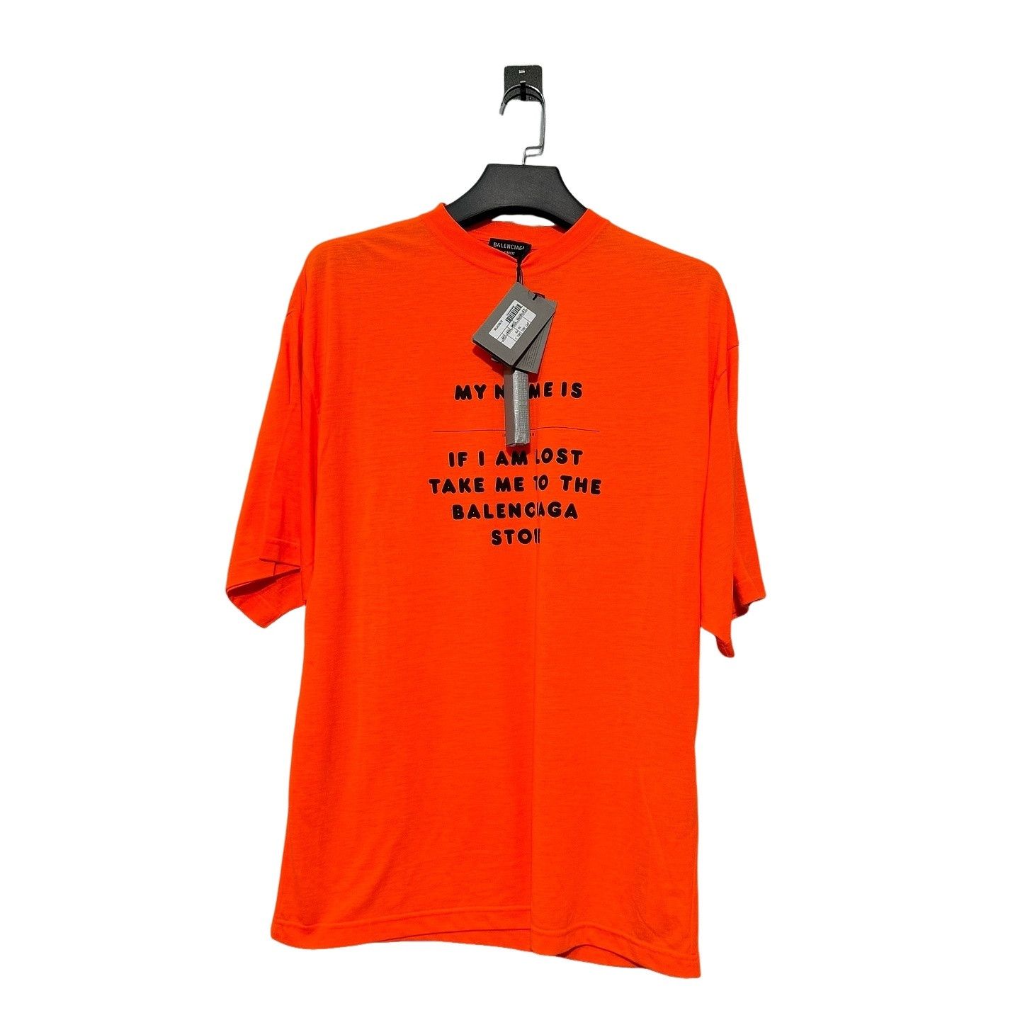 Balenciaga Balenciaga “Hi My Name Is” Oversized Tee | Grailed
