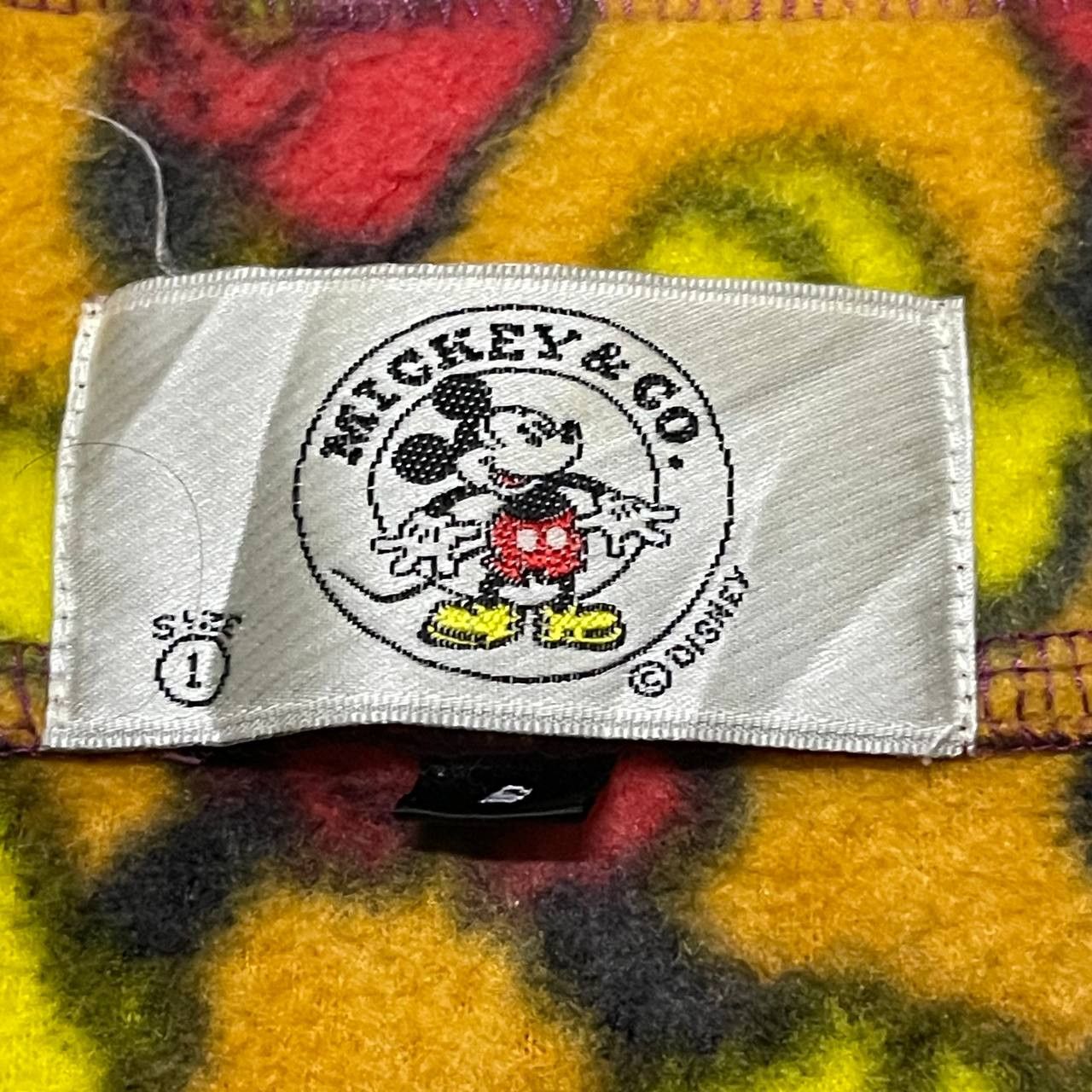Disney Vintage Disney Mickey Mouse Fleece All Over Print Size US M / EU 48-50 / 2 - 7 Thumbnail