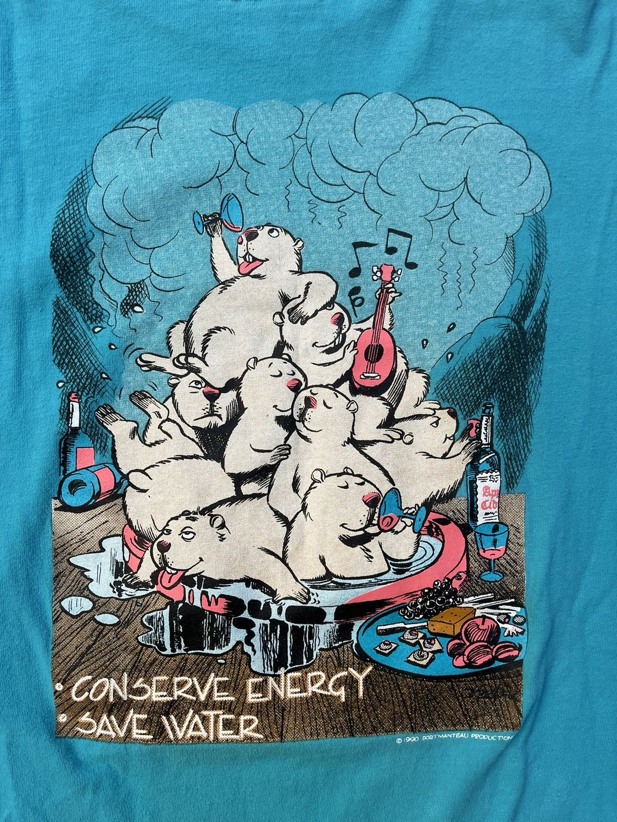 Niche × Vintage Vintage Single Stitch Recycle! Tee Shirt Size US XL / EU 56 / 4 - 6 Thumbnail