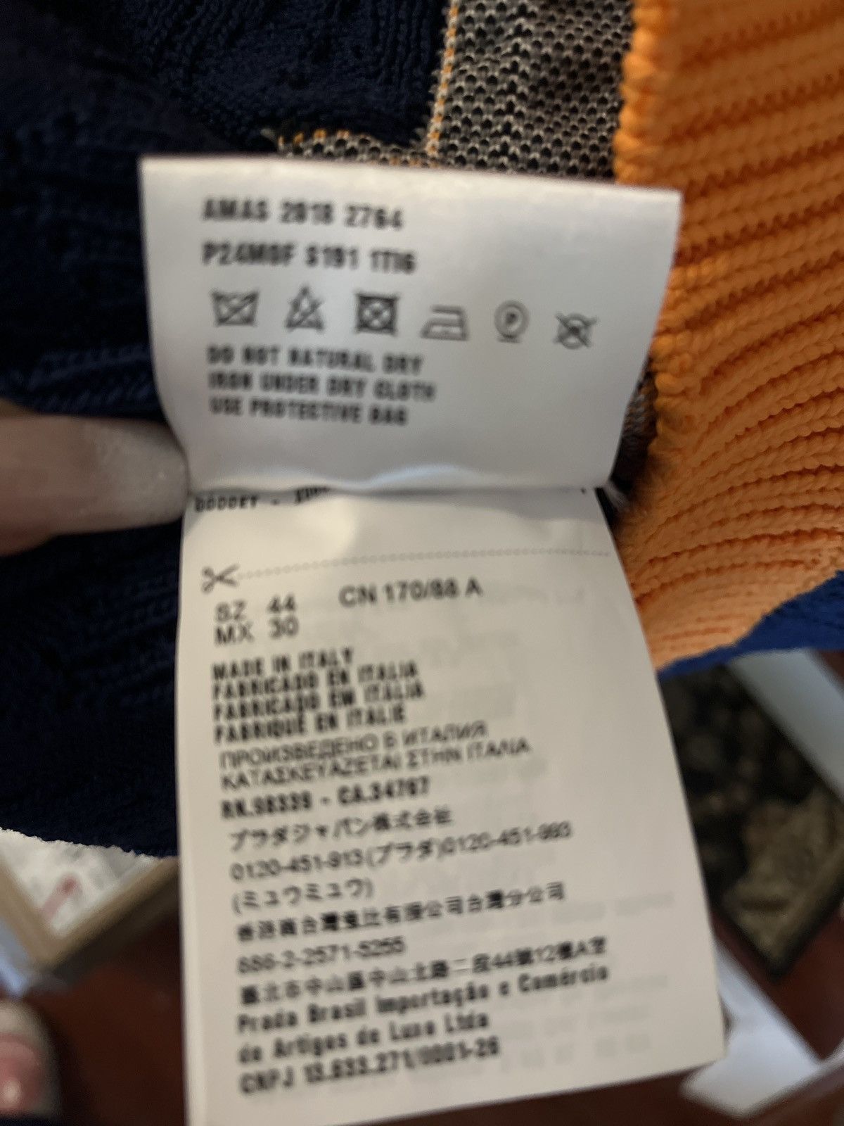 Prada Prada Argyle Stitch Sweater Size M / US 6-8 / IT 42-44 - 6 Thumbnail