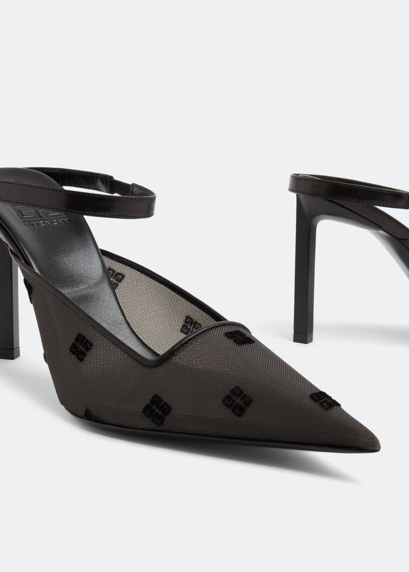 Givenchy o1w1db10525 Show Strap 95 Mules in Black Size US 7 / IT 37 - 2 Thumbnail