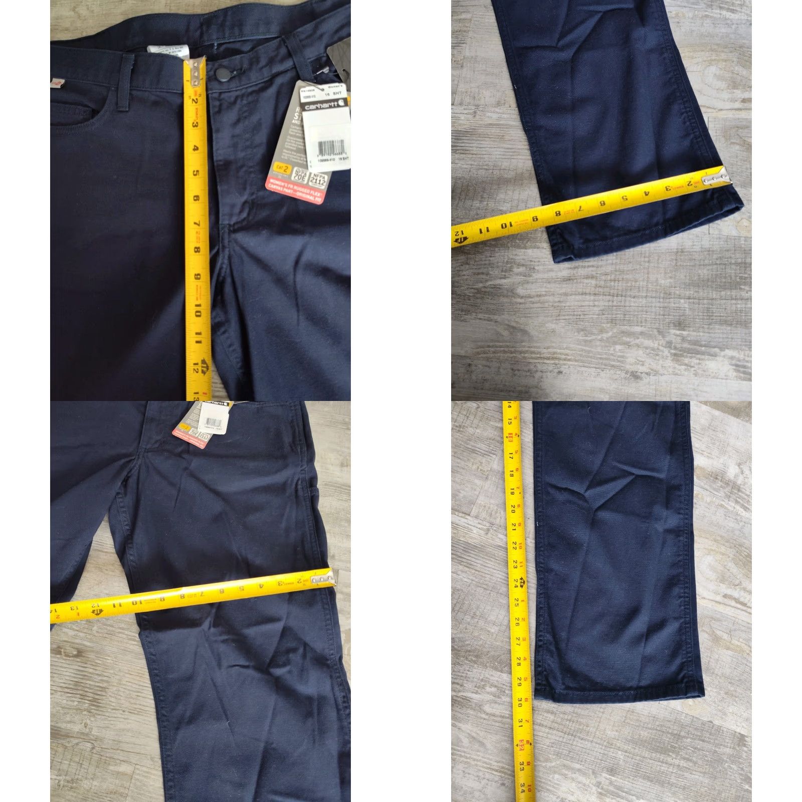 Carhartt VINTAGE not applicable. Use Carhartt Women FR Canvas Navy Rugged Flex Workwear Pants 16 Short NWT Size 38" / US 16 / IT 52 - 9 Thumbnail