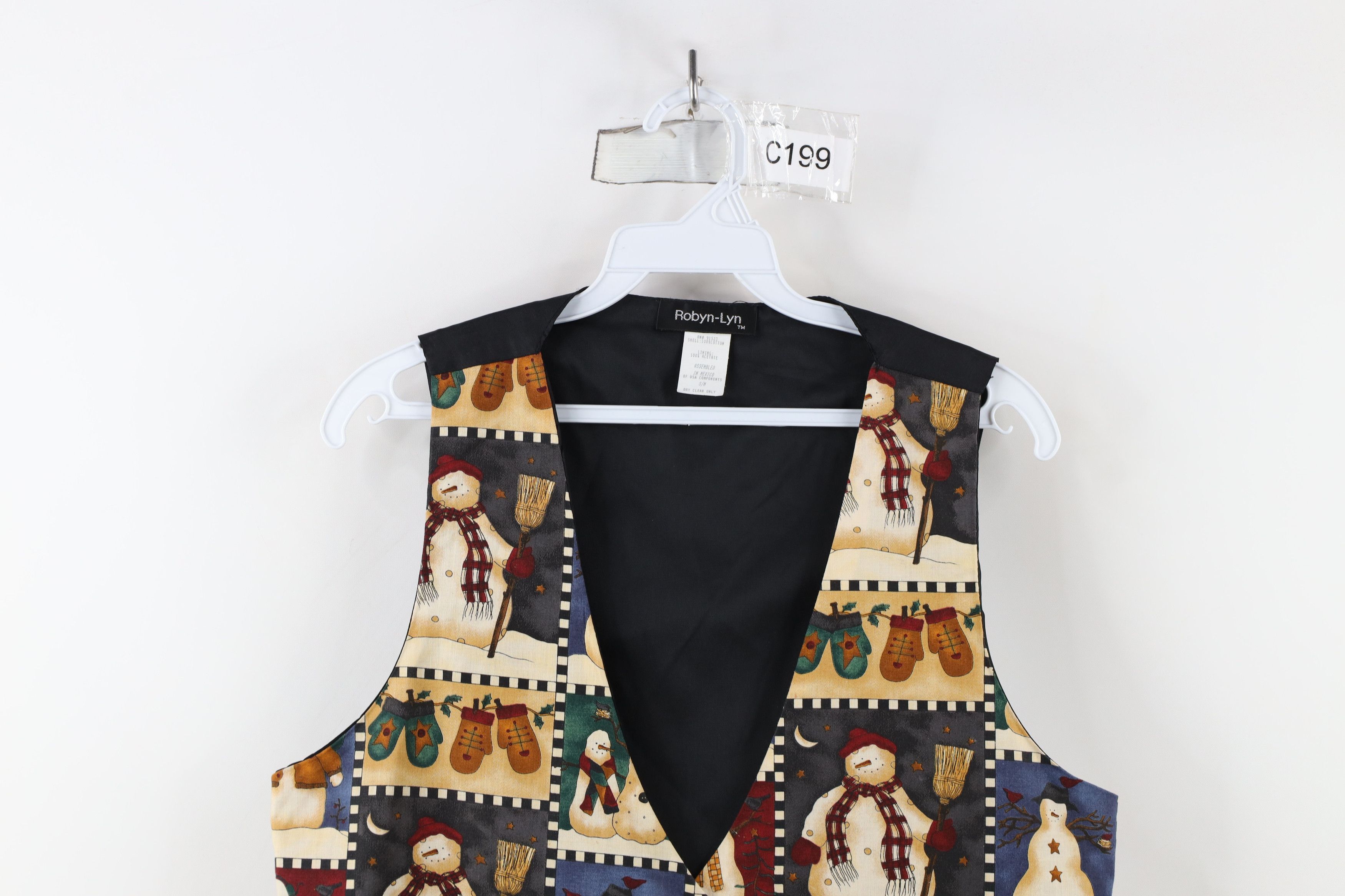 Vintage Vintage 90s Streetwear Christmas Snowman Tie Back Jacket Size S / US 4 / IT 40 - 2 Thumbnail
