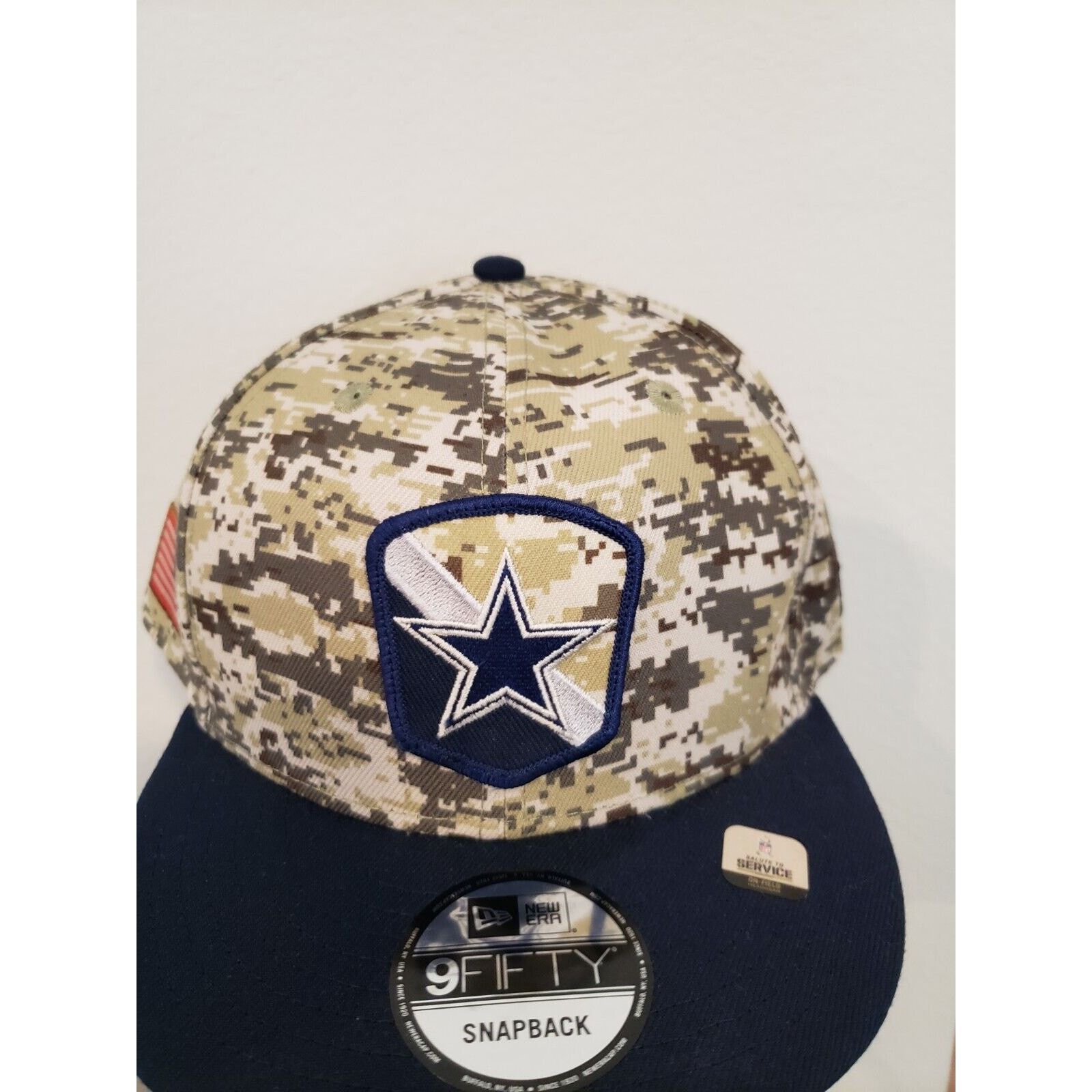 New Era Dallas Cowboys Hat 2023 Salute To Service Camo 950 New Era Size ONE SIZE - 1 Thumbnail