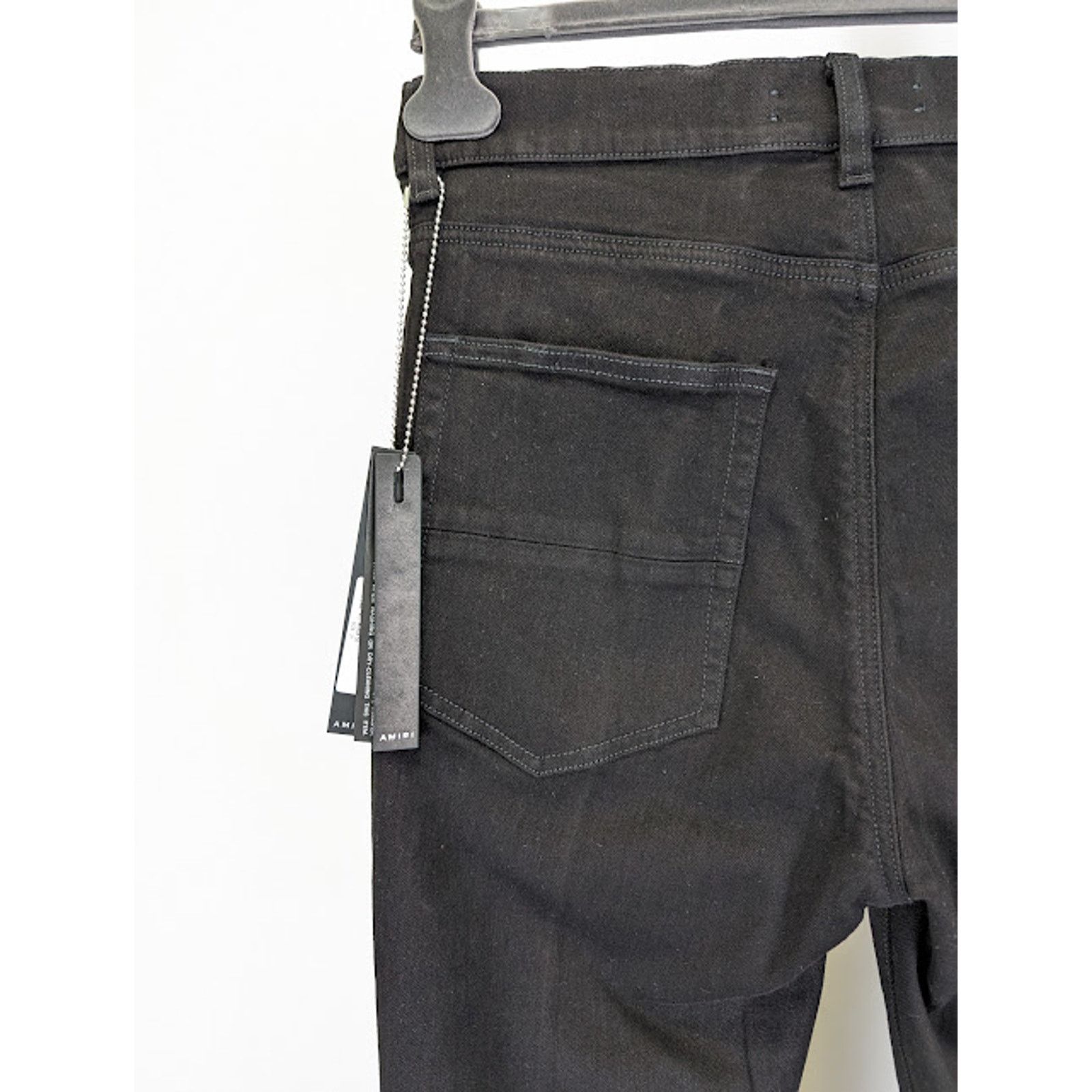 Amiri o1rshd1 Stacked Flare Jeans in Black OD Size US 30 / EU 46 - 16 Thumbnail