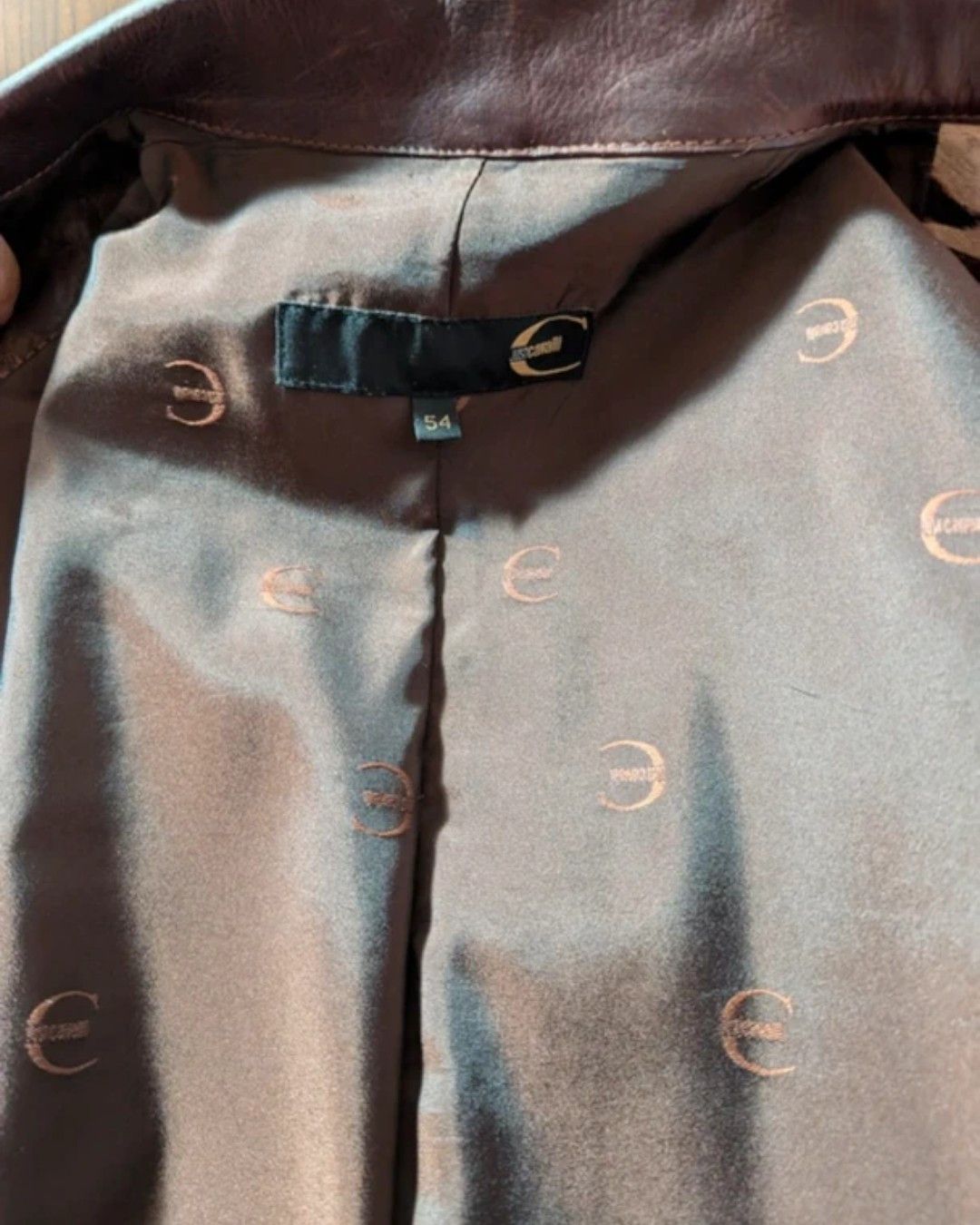 Roberto Cavalli ARCHIVE PONY HAIR CALFSKIN LEATHER COAT Size US L / EU 52-54 / 3 - 4 Thumbnail