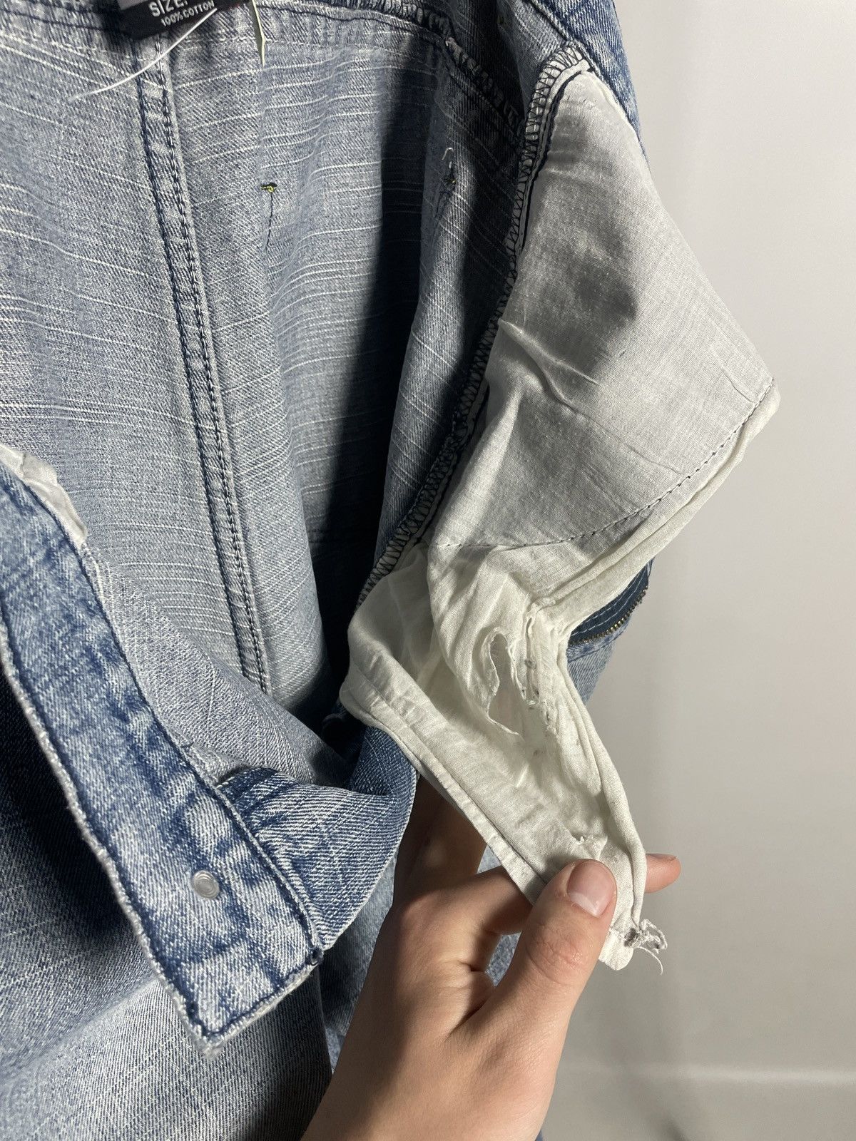 Makaveli VINTAGE 💧 Makaveli Y2K Vintage 2pac Rap Printed Denim Jeans Size US 38 / EU 54 - 12 Thumbnail