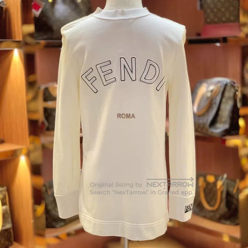 Fendi Fendi Sweatshirt, Beige Size XS / US 0-2 / IT 36-38 - 4 Thumbnail