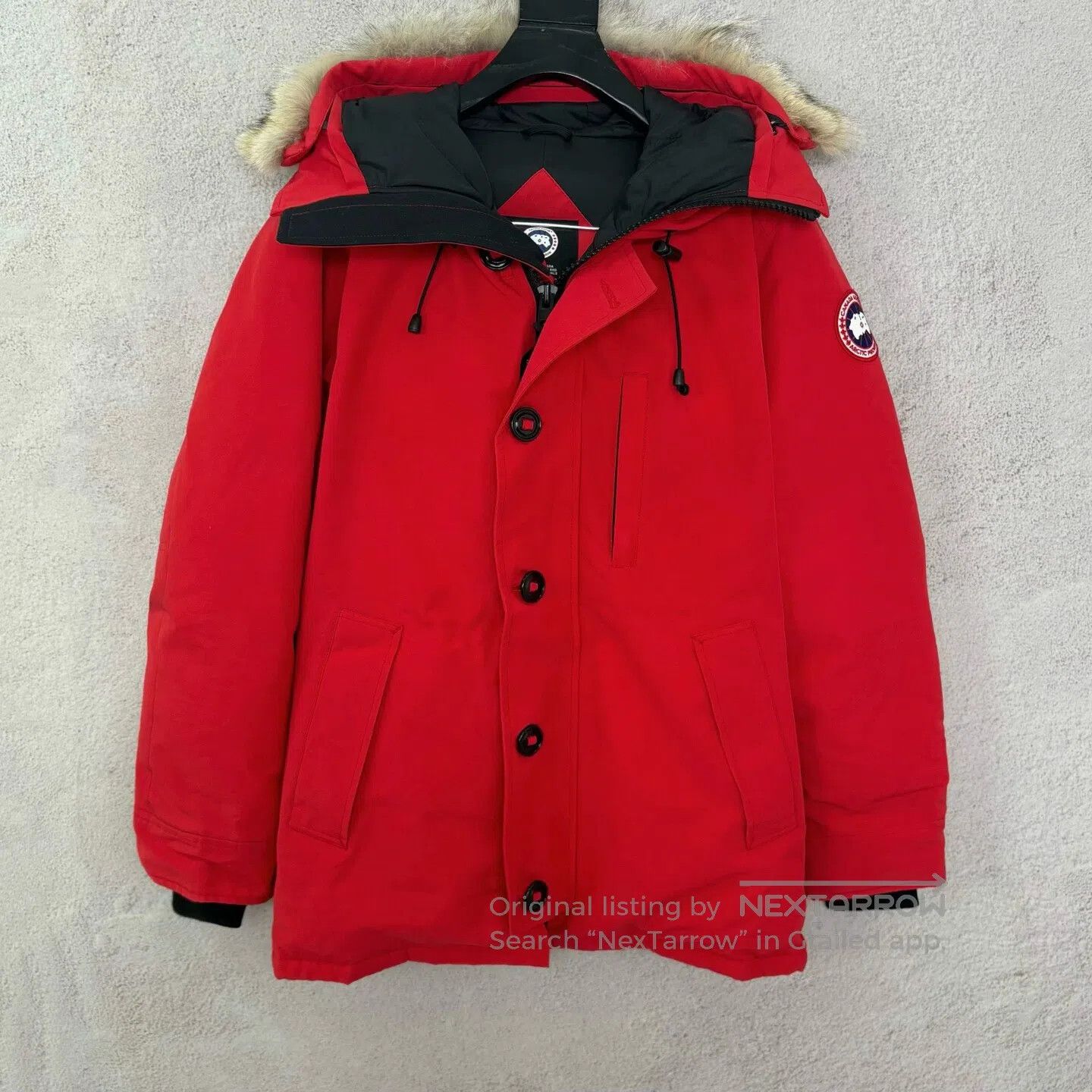 Canada Goose Canada Goose Chateau Parka Red Collar Wolf Fur Down Jacket Size US M / EU 48-50 / 2 - 1 Thumbnail