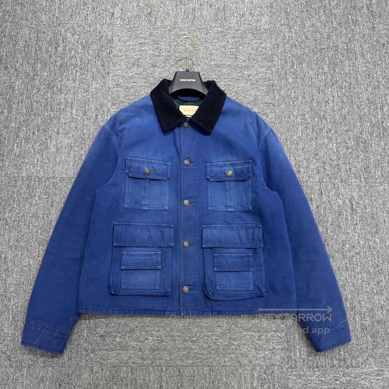 Gucci vintage blue work jacket by gucci. Size US L / EU 52-54 / 3 - 1 Thumbnail