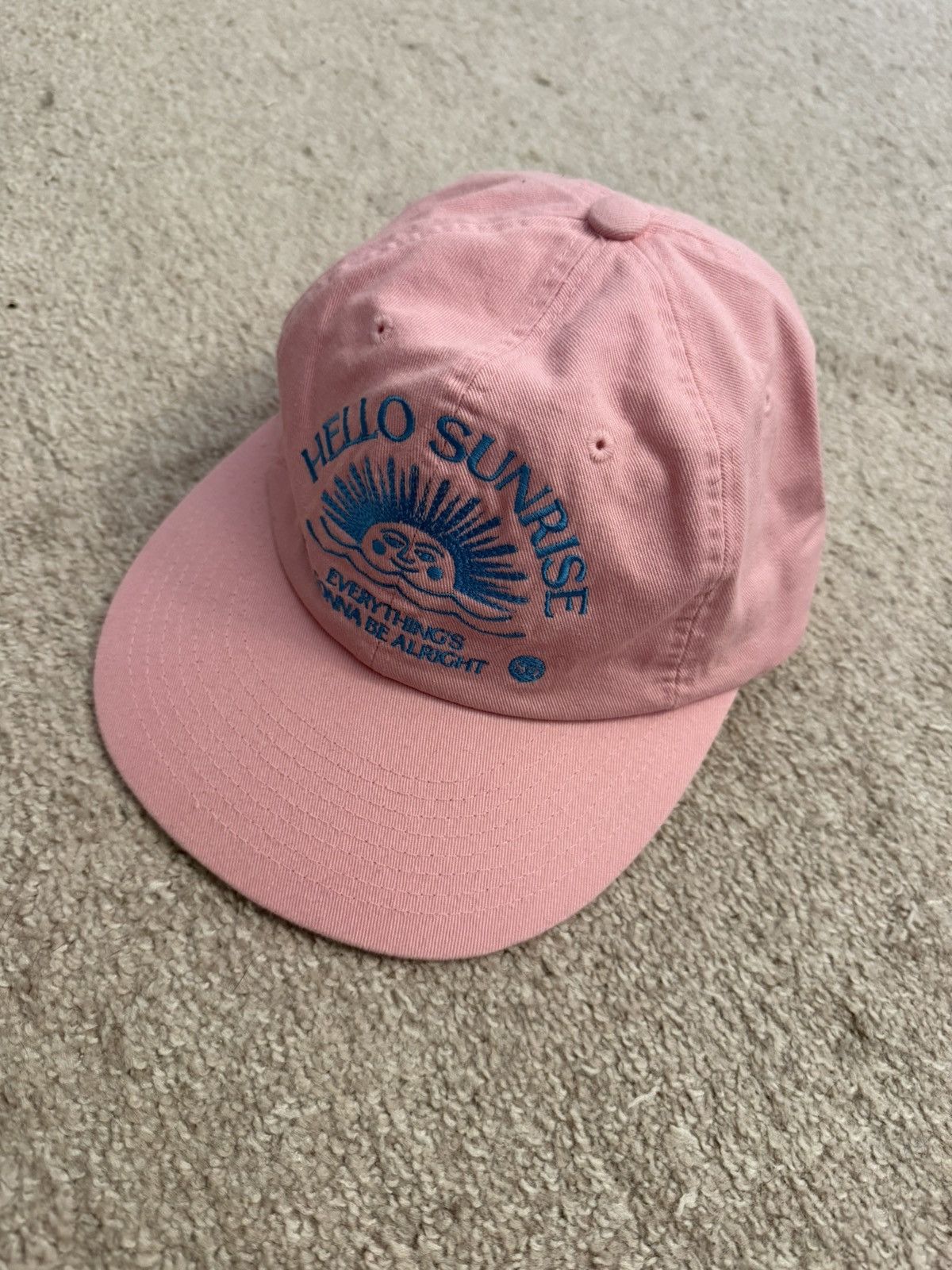 Other Hello Sunrise Washed OG Logo 6-Panel Cap (Pink) Size ONE SIZE - 1 Thumbnail