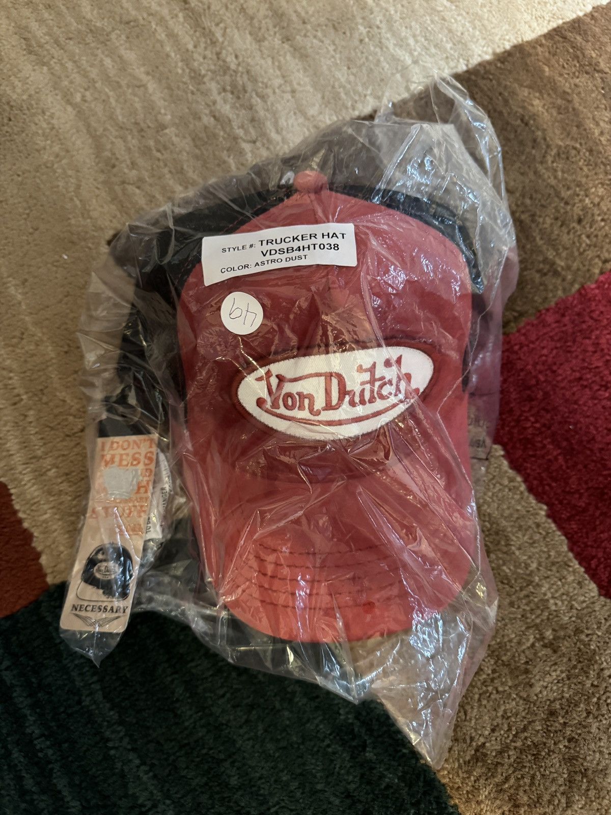 Von Dutch Brand New Velvet Von Dutch Hat Size ONE SIZE - 2 Thumbnail