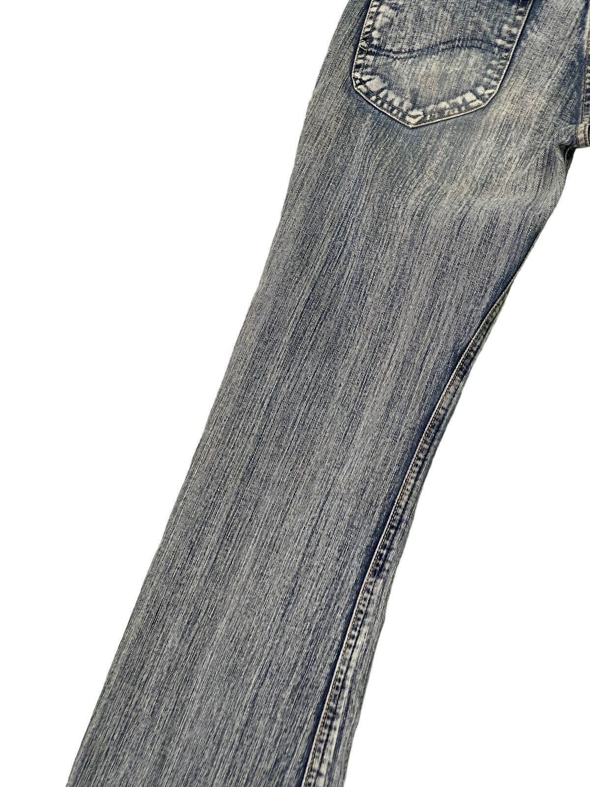 Lee Flare Jeans Lee Japan Faded Distress Low Rise Boot Cut 7🟦2 Size US 28 / EU 44 - 15 Thumbnail