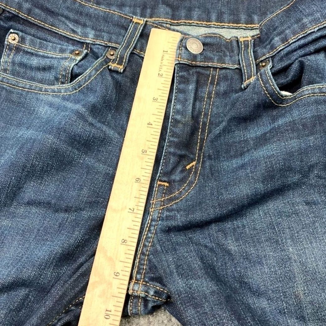 Levi's Levi's Jeans Men 29x32 Slim 511 Ripped Distressed Medium Wash Blue Skinny Denim Inseam 32 Mens Regular Size 29 Size US 29 - 4 Thumbnail