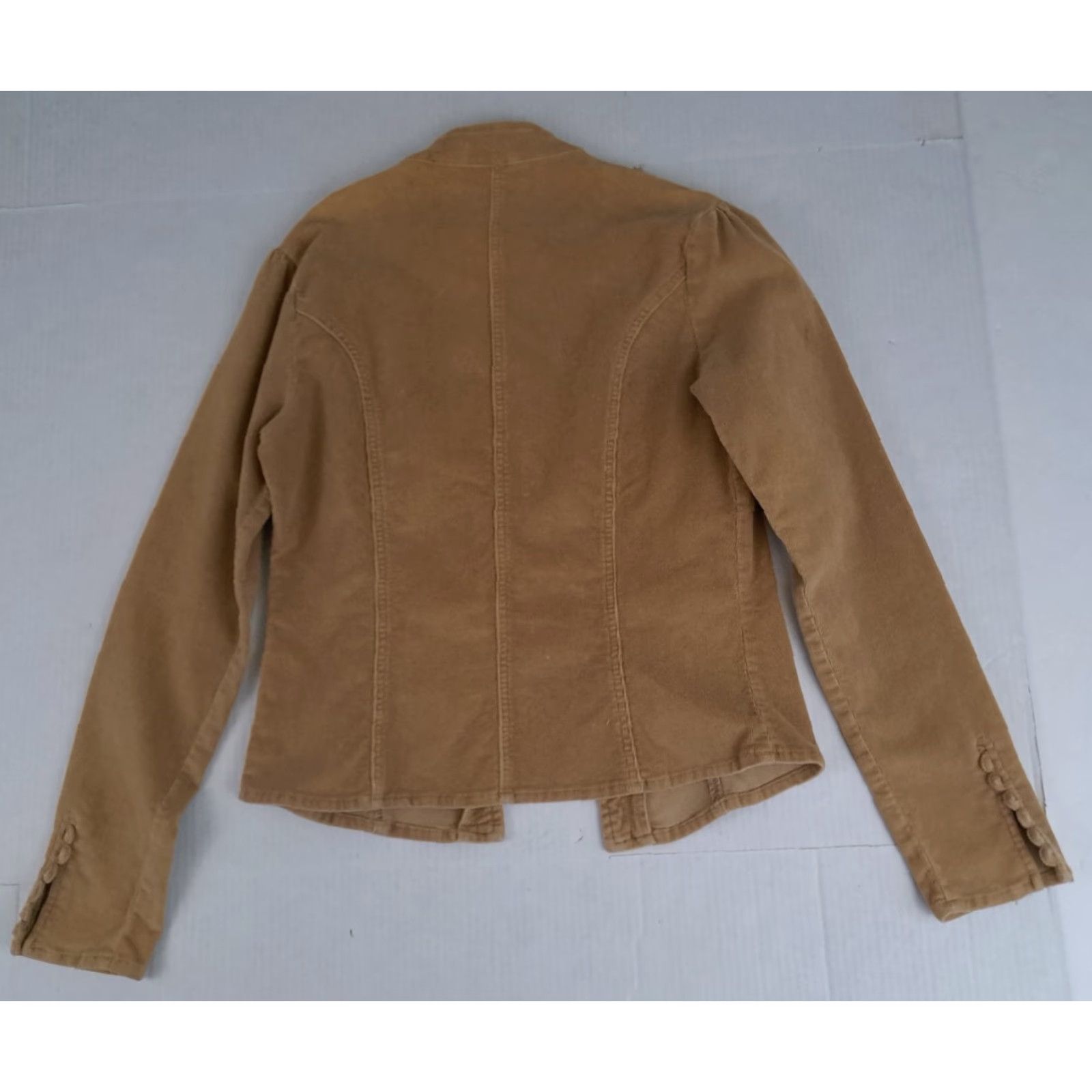 JCPenney VINTAGE Corduroy Shirt JC Penny Button-Up Women Large Brown Blazer Wire Hook Button-Down Casual Long Sleeve Spring Winter 22in Long 18in Pit to Pit Size L / US 10 / IT 46 - 7 Thumbnail