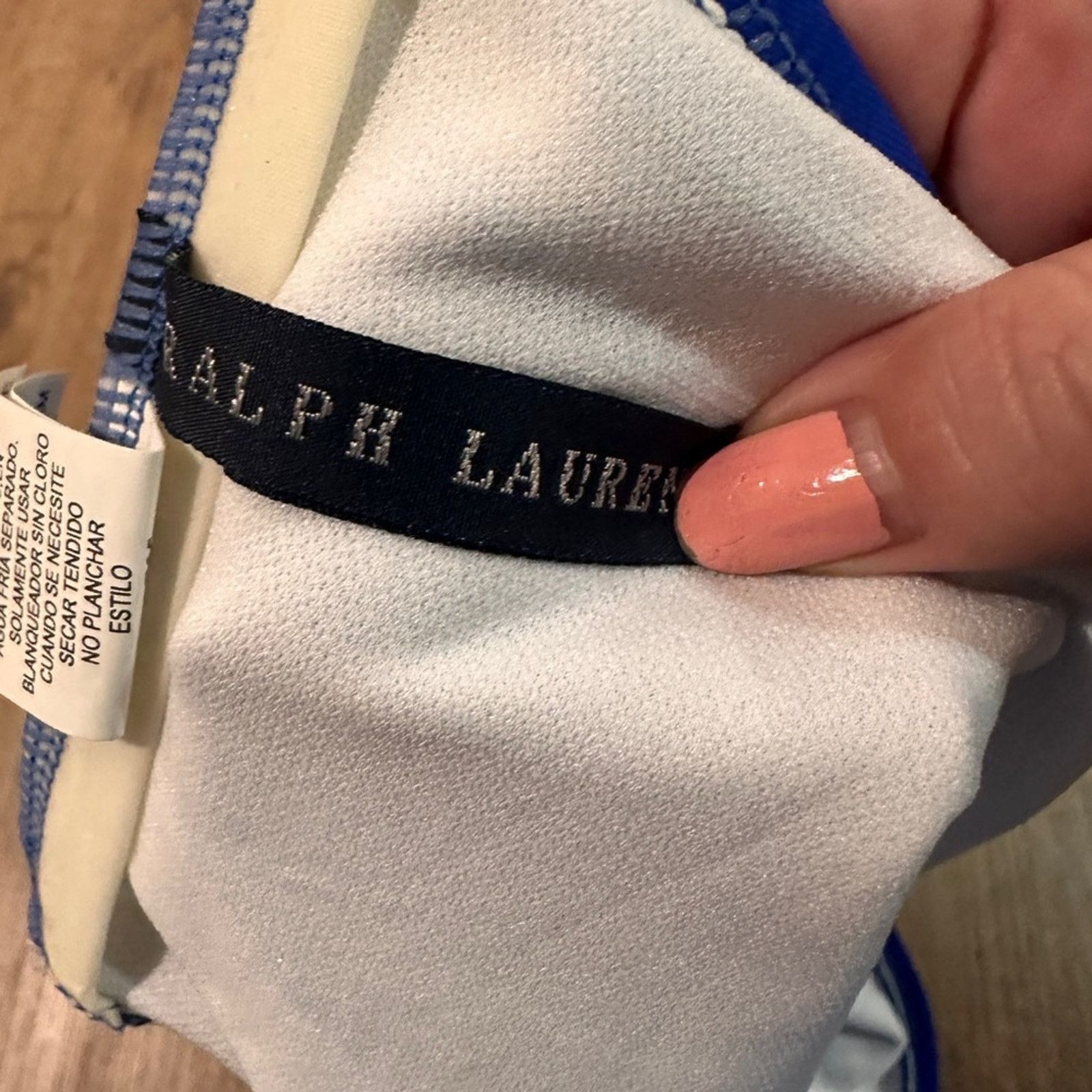 Ralph Lauren Ralph Lauren blue tankini top size large Size ONE SIZE - 4 Thumbnail