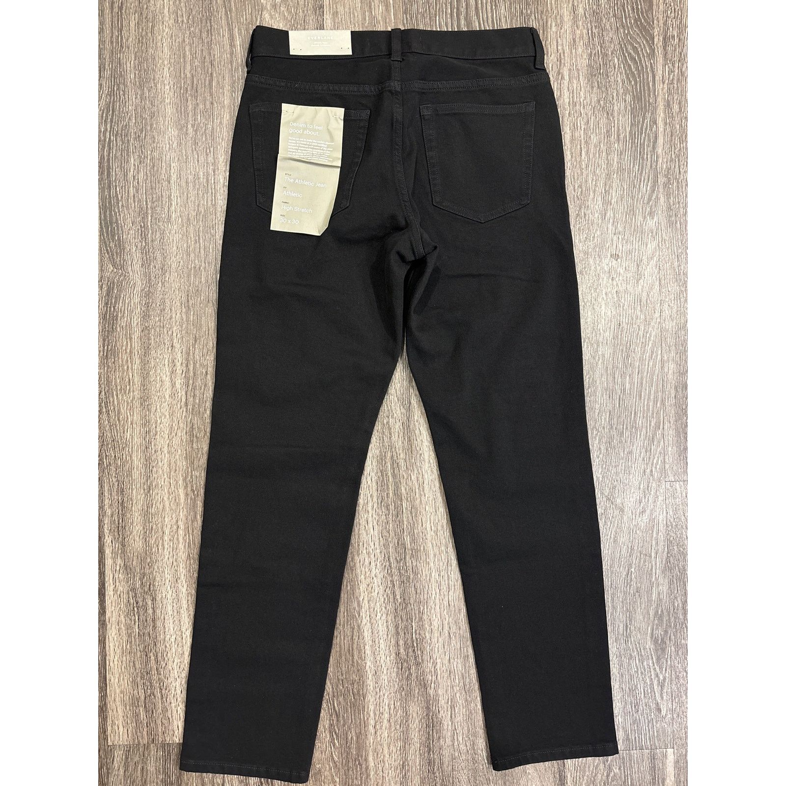 Everlane NWT Everlane The Athletic Jean Uniform In Black Size 30x30 Size US 30 / EU 46 - 7 Thumbnail