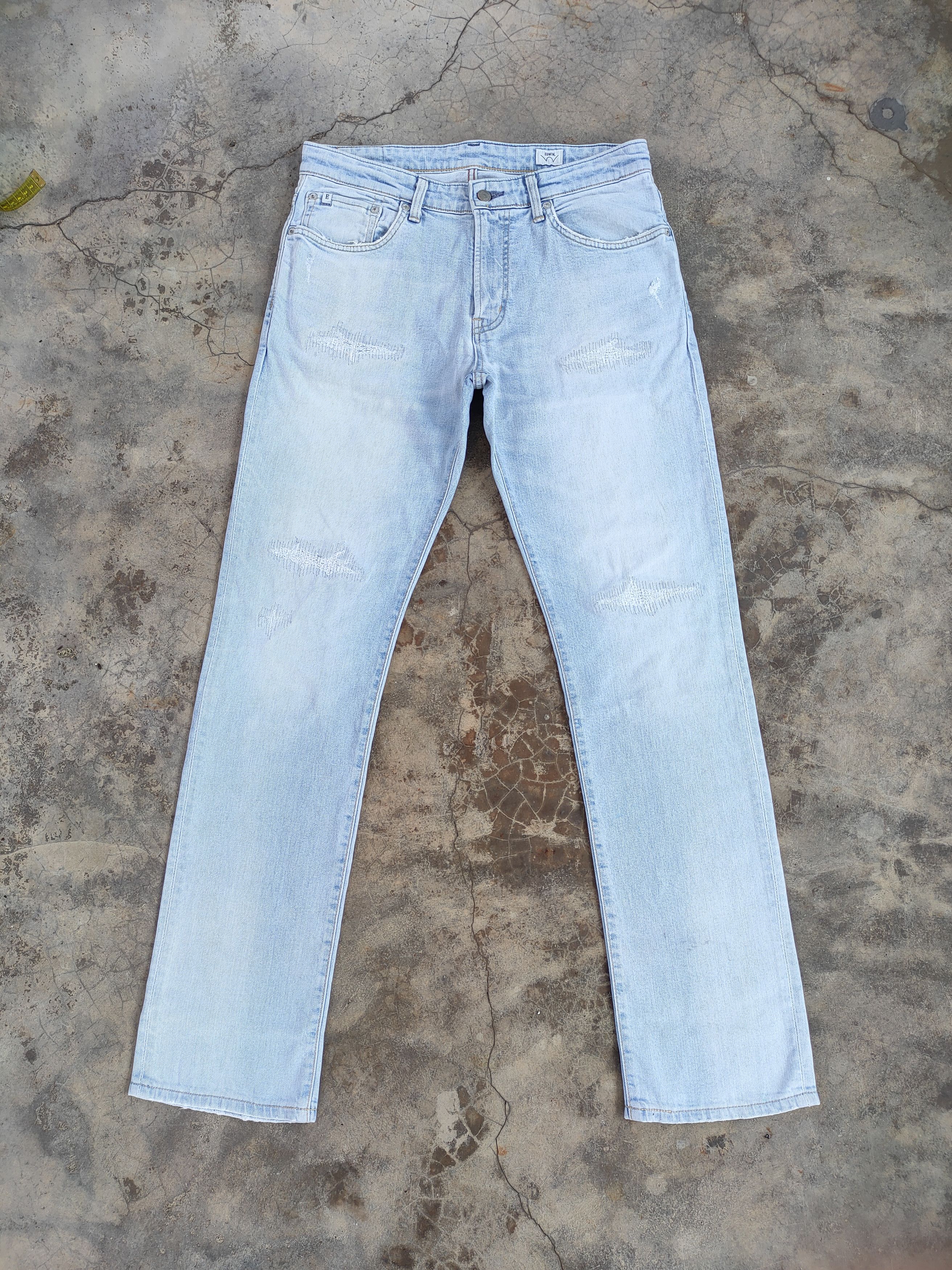 Edwin Vintage Edwin light Blue jeans denim pants Size US 32 / EU 48 - 2 Thumbnail