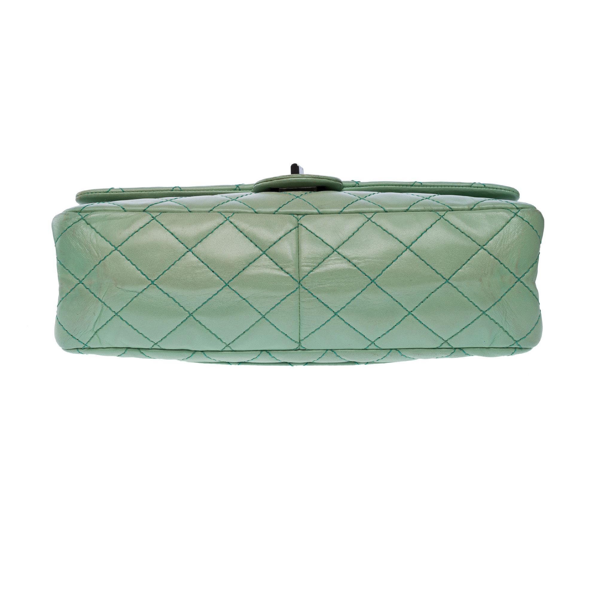 Chanel CHANEL 2.55 in Green Leather Size ONE SIZE - 10 Thumbnail