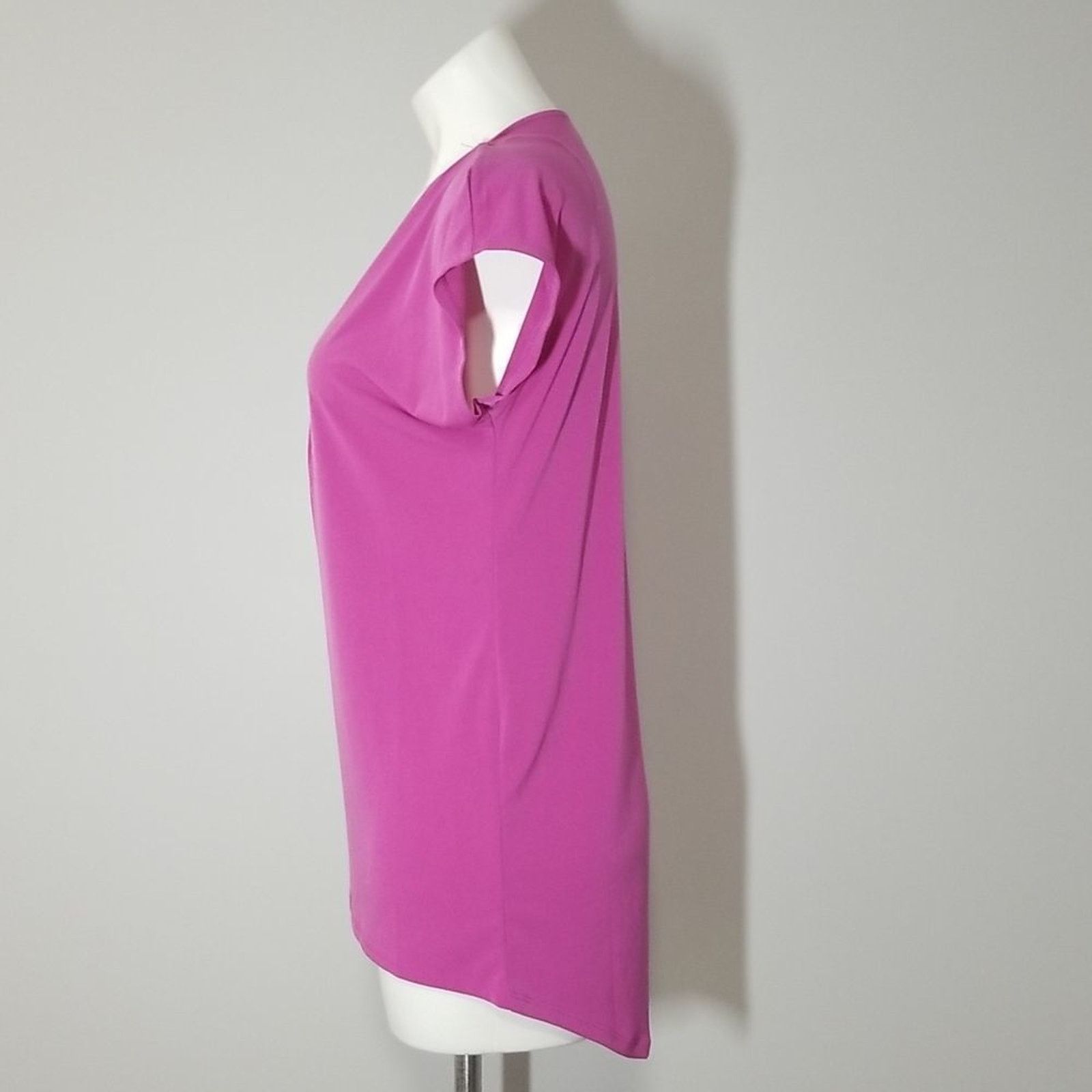 Other Carmen Marc Valvo Pink Top Gold Zipper Size S / US 4 / IT 40 - 2 Thumbnail