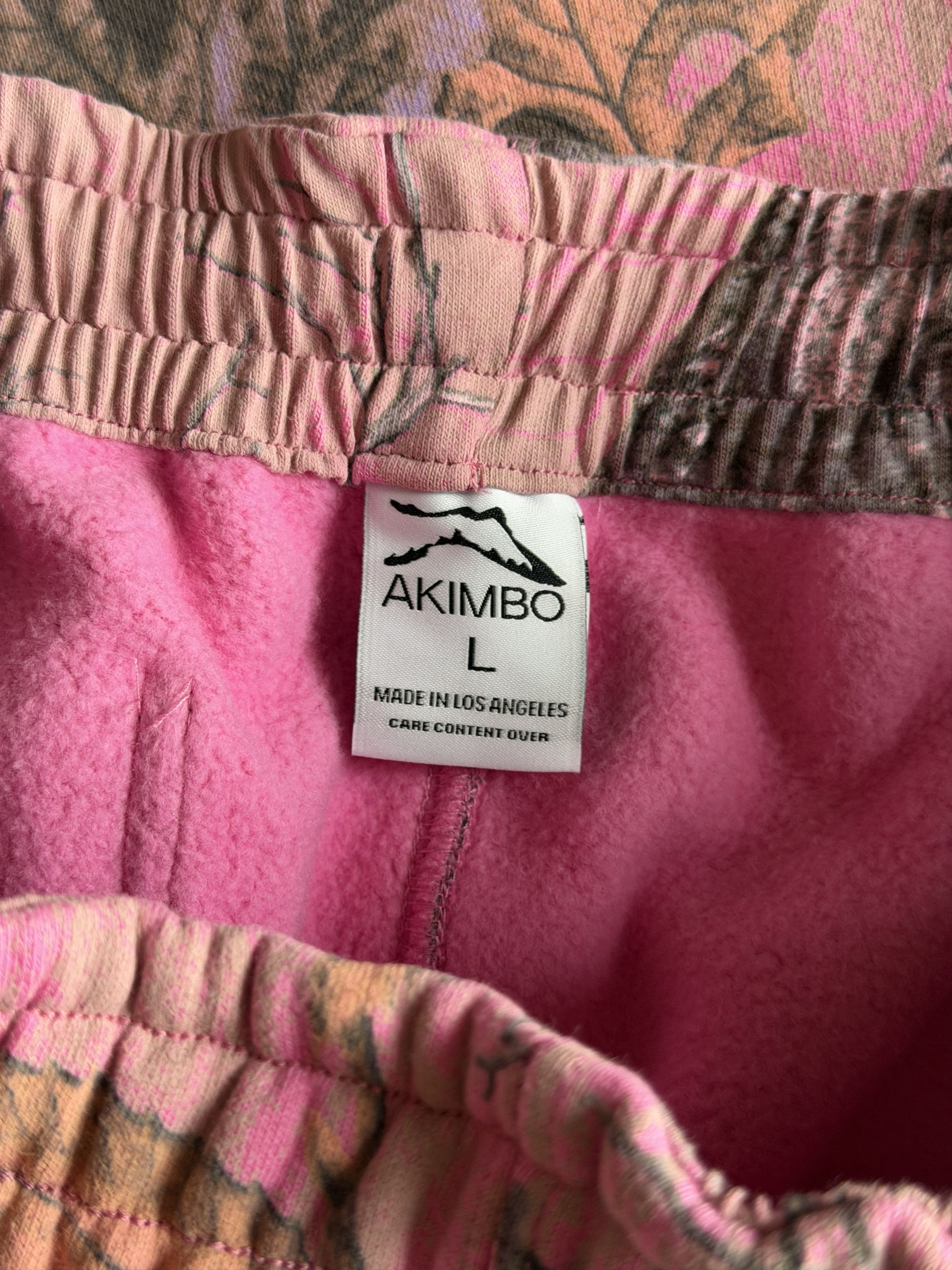 Akimbo Club Akimbo Club Straight Leg Sweatpants in Pink Realtree Camo Size US 34 / EU 50 - 7 Thumbnail