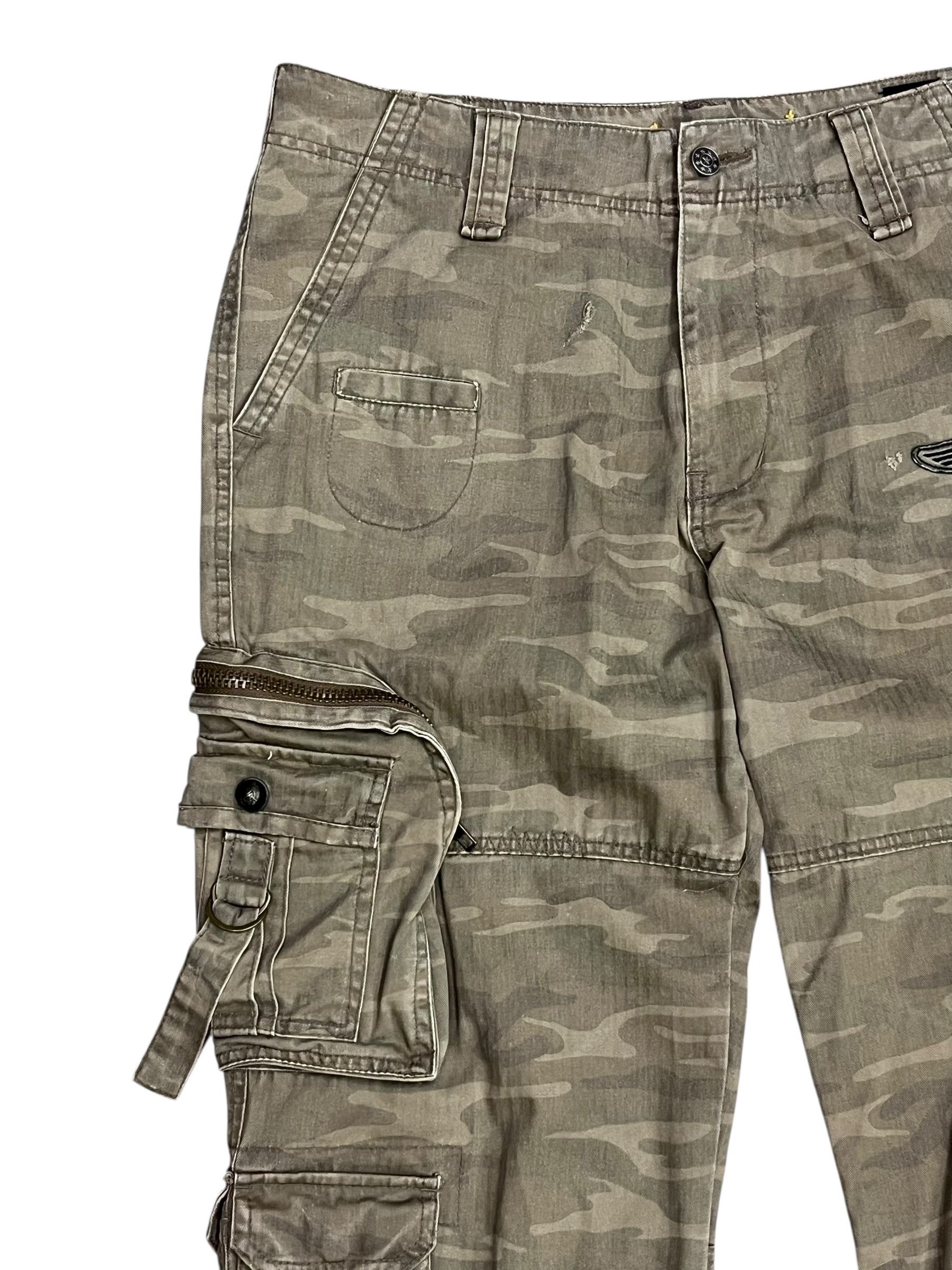 KISS 🔥RARE Kissmark Japan Camo 3D Cargo Military Pants Size US 34 / EU 50 - 4 Thumbnail
