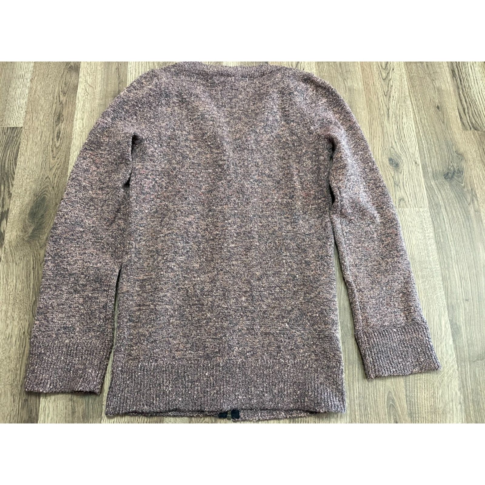 BKE BKE Sweater Cardigan, Women's Size Large, Brown, Button Up, V-Neck, Long Sleeve, Casual, Regular Fit, Solid, Fall Spring Summer, Women, Mens Girls? Size L / US 10 / IT 46 - 2 Thumbnail