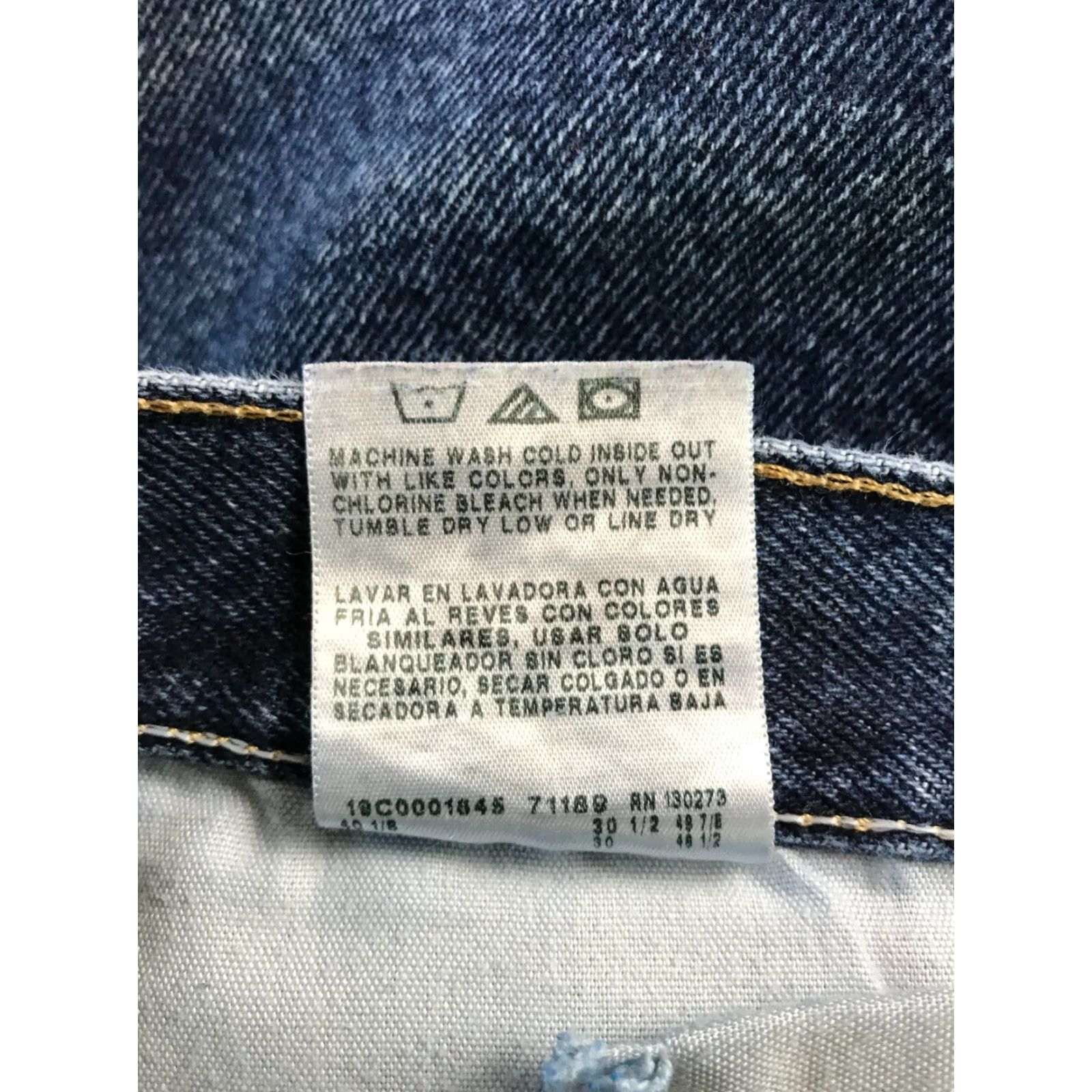 Wrangler Wrangler Jeans Men 38x30 Blue Denim Regular Fit Pockets Verte? (No) Size US 38 / EU 54 - 7 Thumbnail