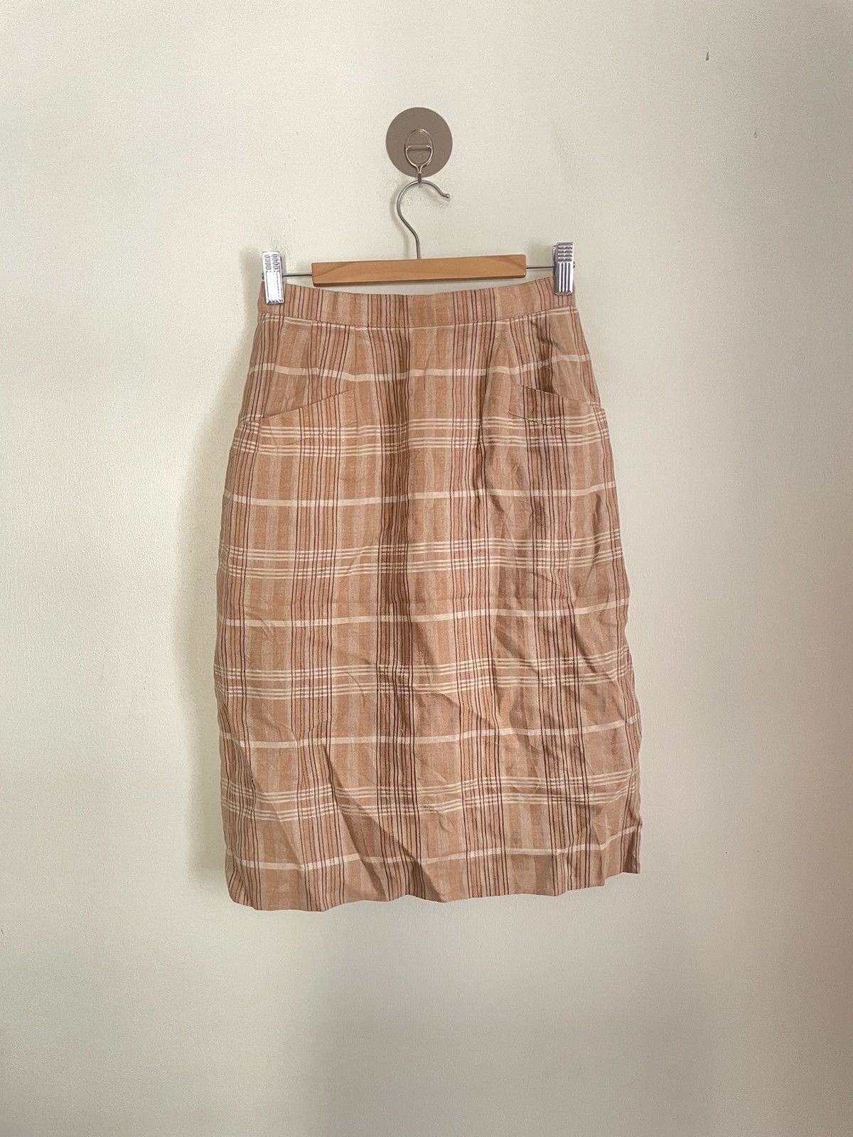 image of Burberry Midi Skirt, Women's (Size 24)