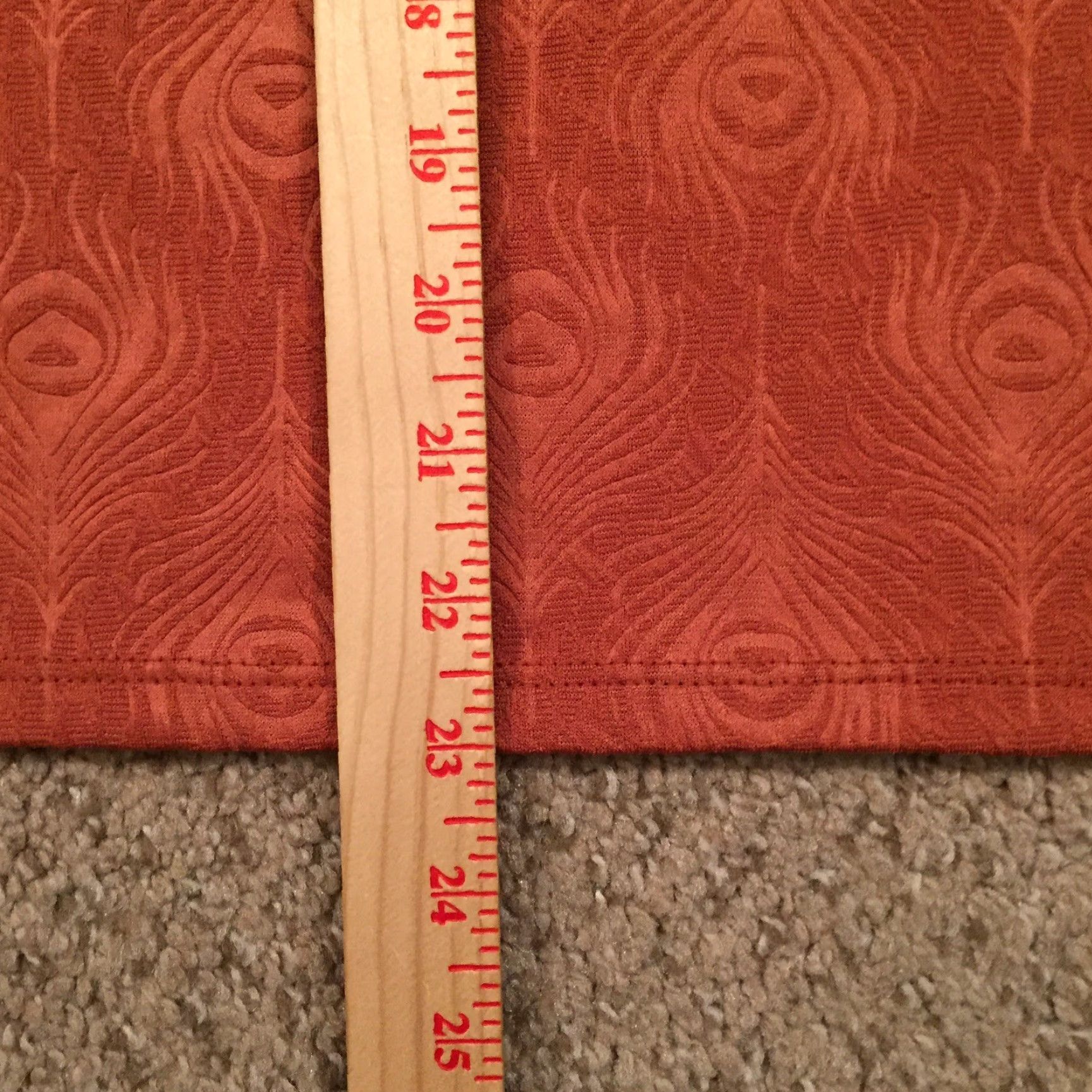 Vintage LuLaRoe Skirt XS Orange Geometric Knee Length Unlined Pull On Women Regular Polyester Spandex Knit Casual Vintage? No. Size 26" / US 2 / IT 38 - 5 Thumbnail