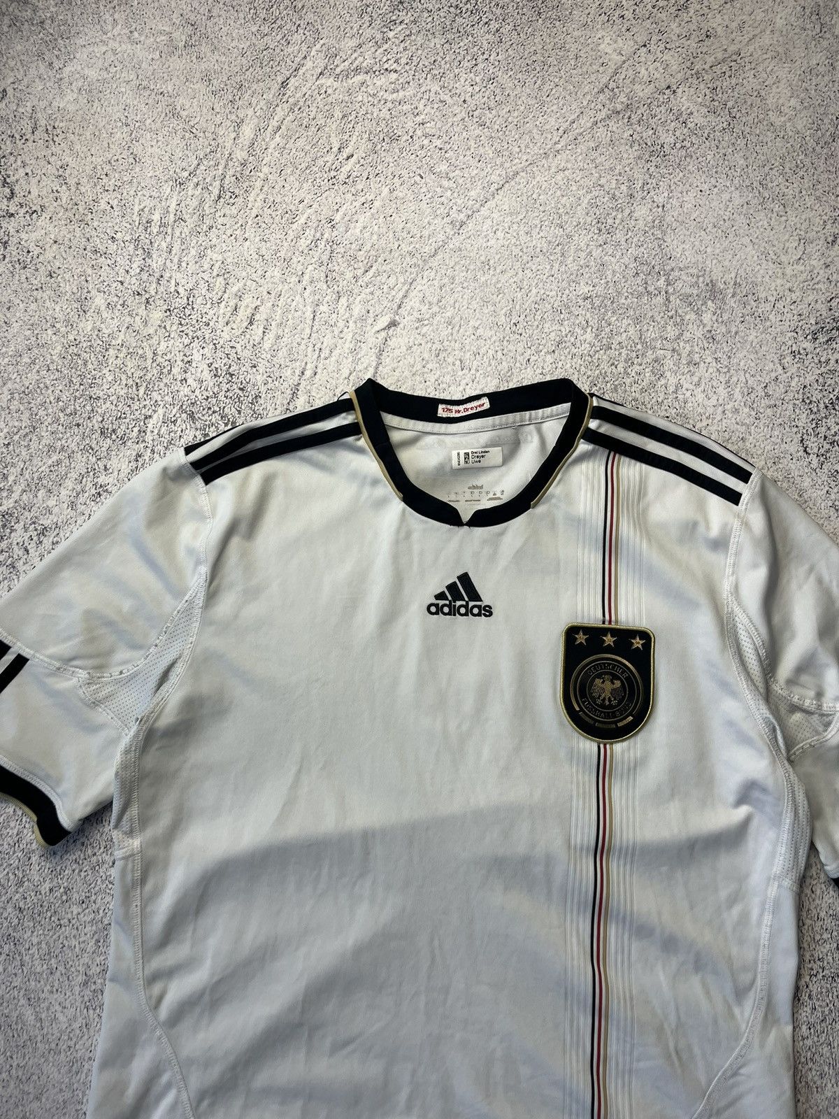 Adidas GERMANY ADIDAS 2010 WORLD CUP FOOTBALL HOME JERSEY SOCCER Size US M / EU 48-50 / 2 - 7 Thumbnail