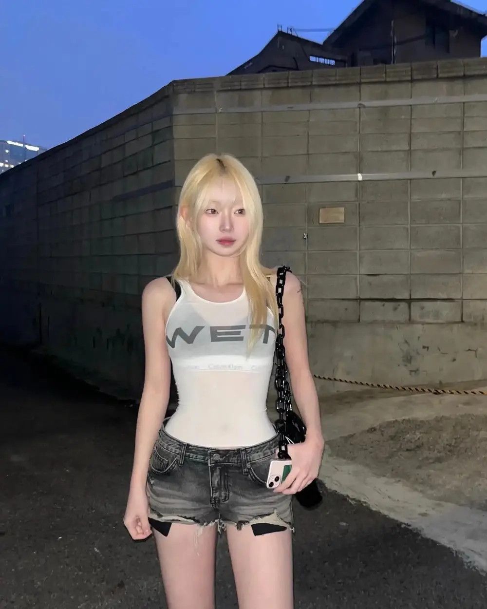 Japanese Brand Y2k WET Tank Top Size XS / US 0-2 / IT 36-38 - 3 Thumbnail