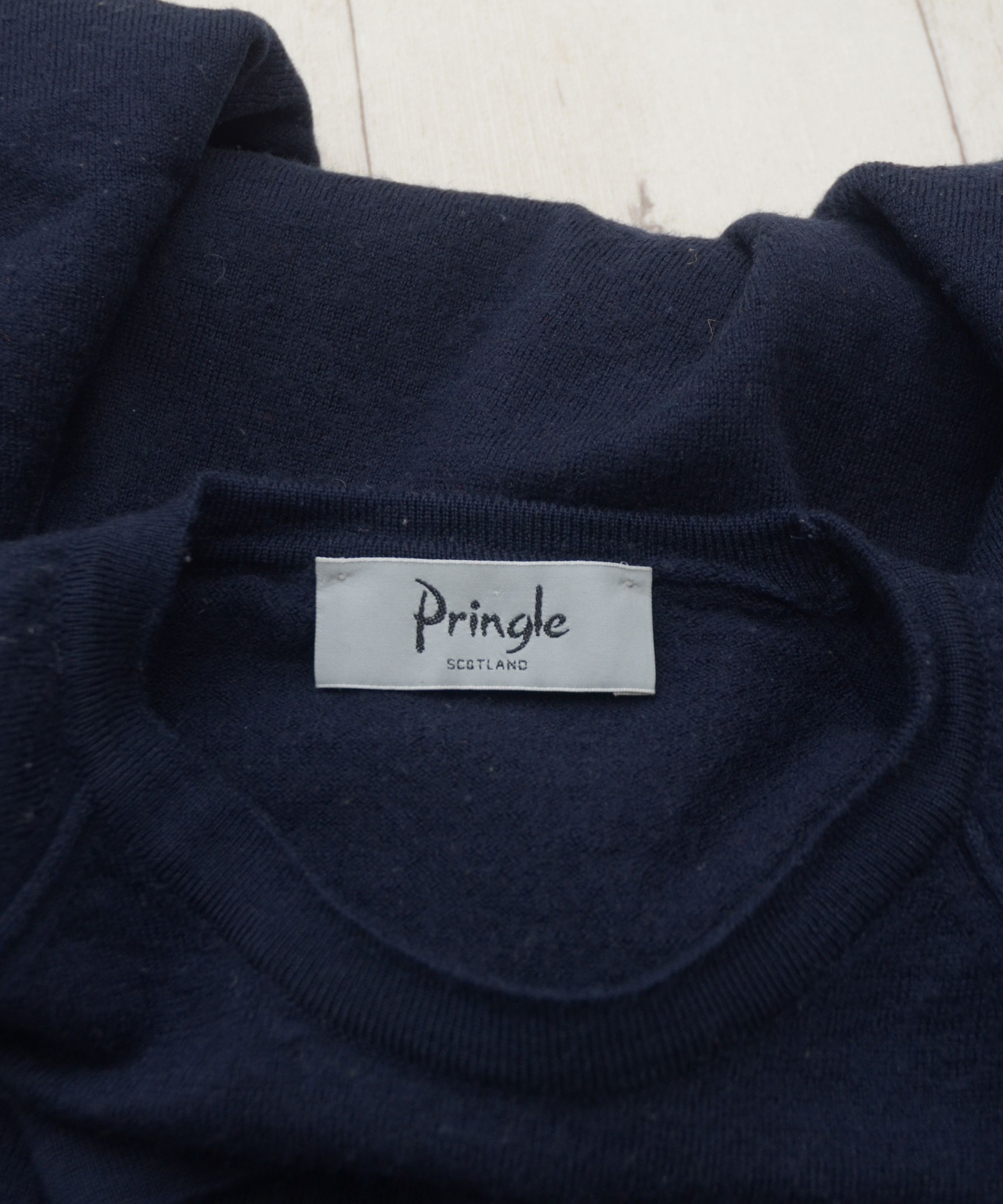 Pringle Of Scotland × Vintage Vintage Pringle SCOTLAND Sports Wool Knit Golf Sweater Logo Size US L / EU 52-54 / 3 - 9 Thumbnail