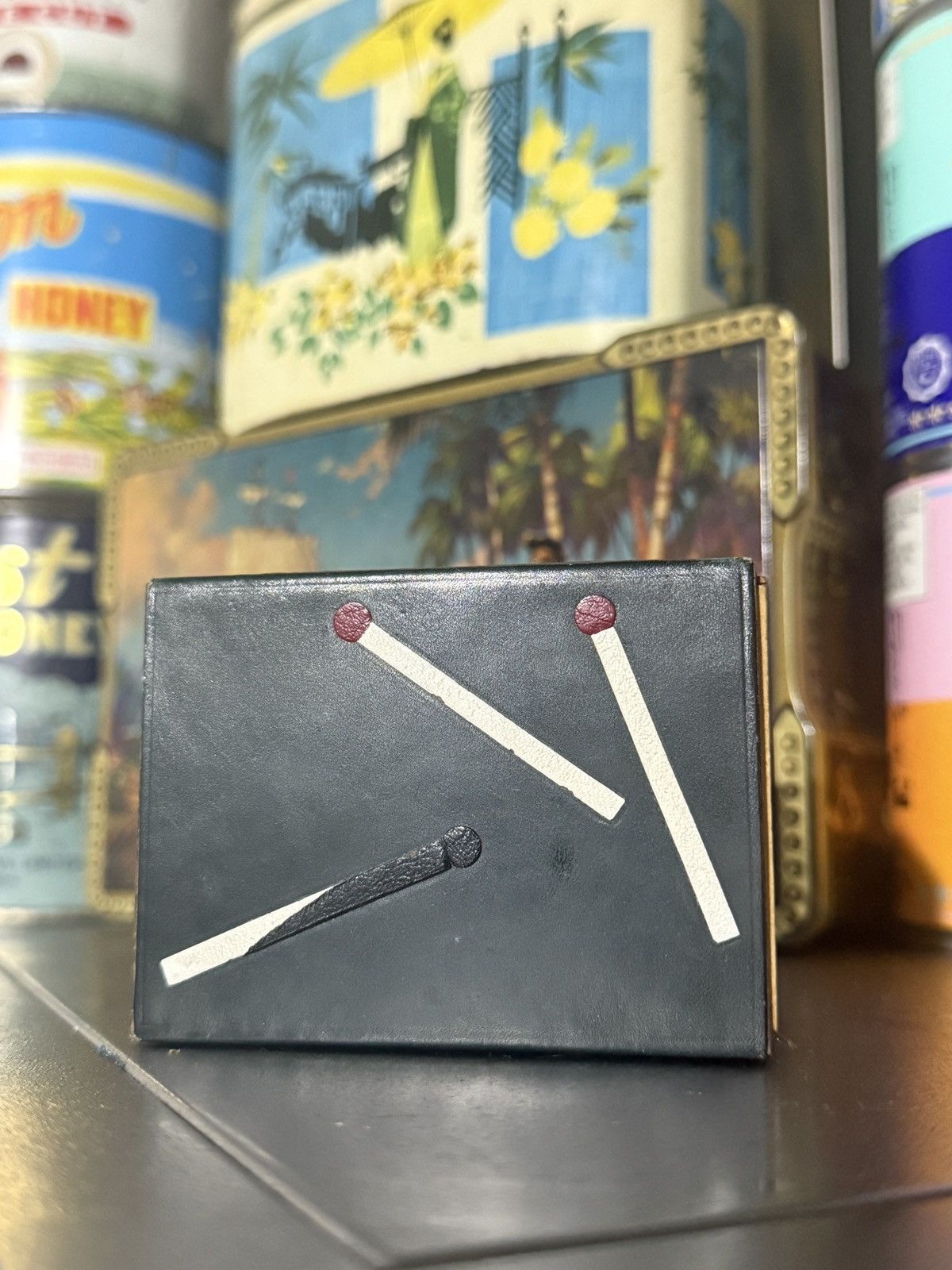 Dior Rare Vintage Christian Dior Leather Matchbox Size ONE SIZE - 1 Thumbnail