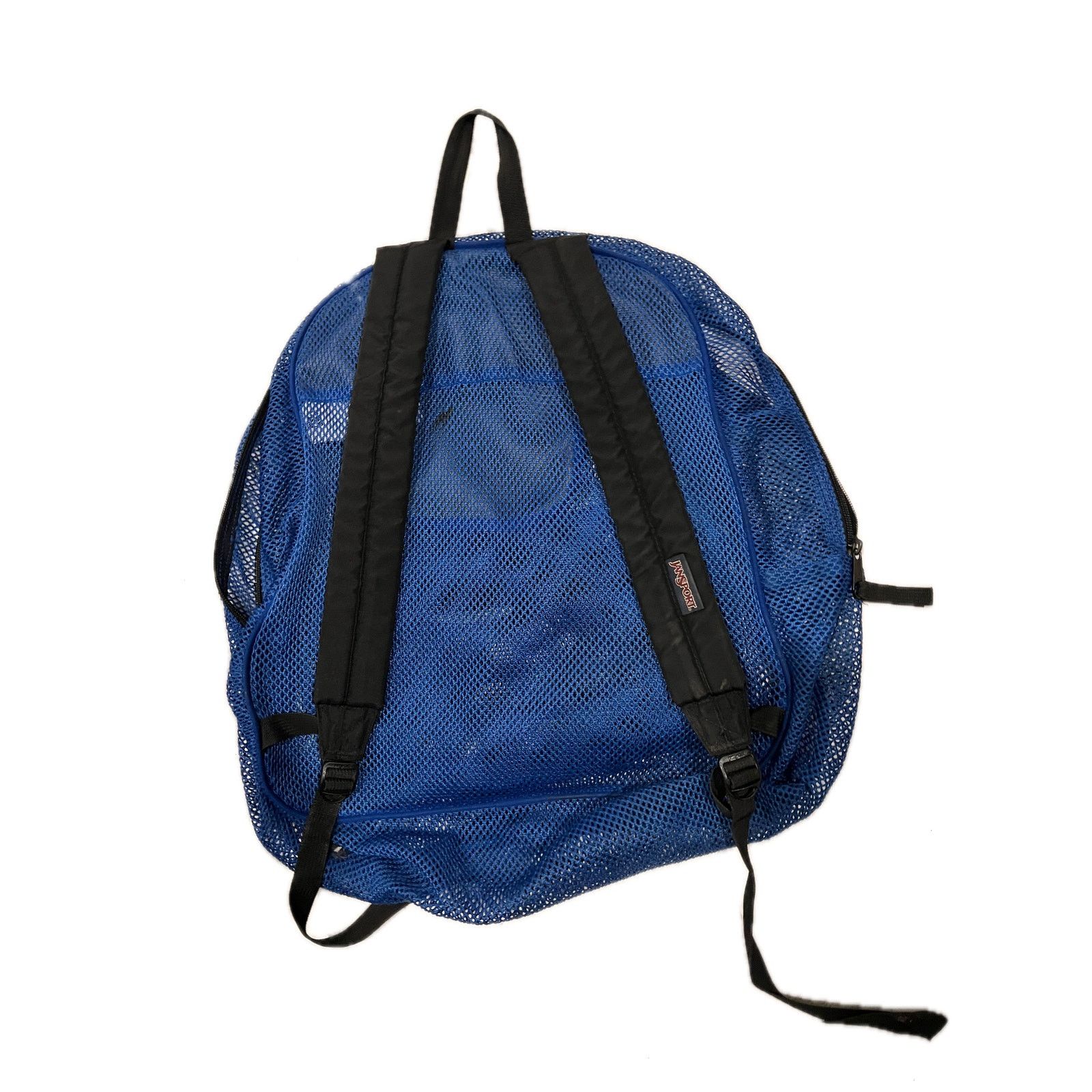 Jansport Jansport Blue Mesh See Through Backpack Size 28 - 2 Thumbnail