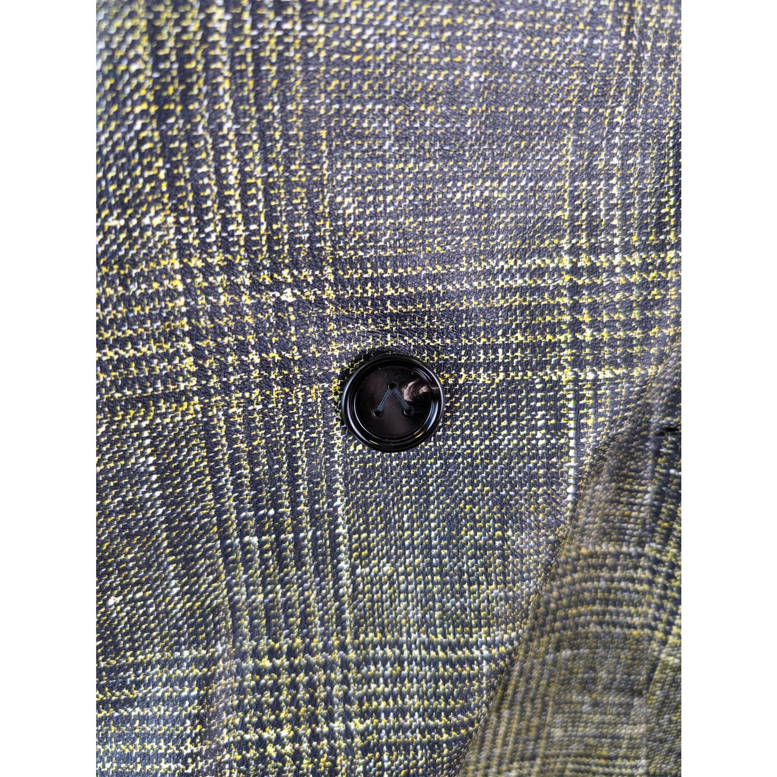 Bottega Veneta o1rshd1 double-breasted Printed Leather Pow Coat Multicolor Size US M / EU 48-50 / 2 - 10 Thumbnail
