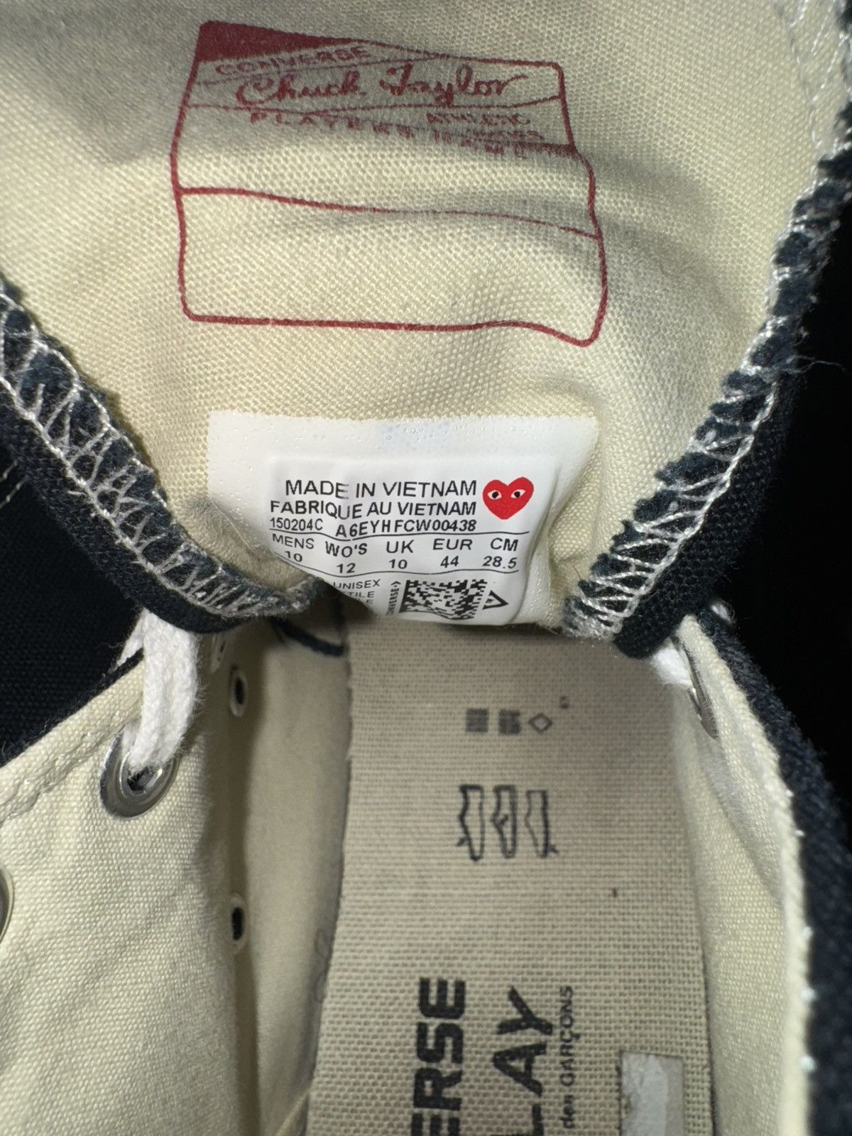 Comme des Garcons × Converse COMME DES GARÇONS CONVERSE SIZE 10 Size US 10 / EU 43 - 6 Thumbnail