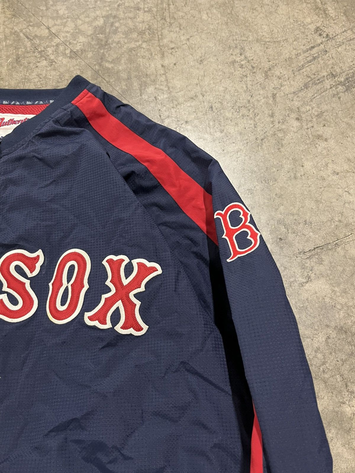Vintage Boston Red Sox vintage majestic light weight pull over 90s Size US XXL / EU 58 / 5 - 5 Thumbnail