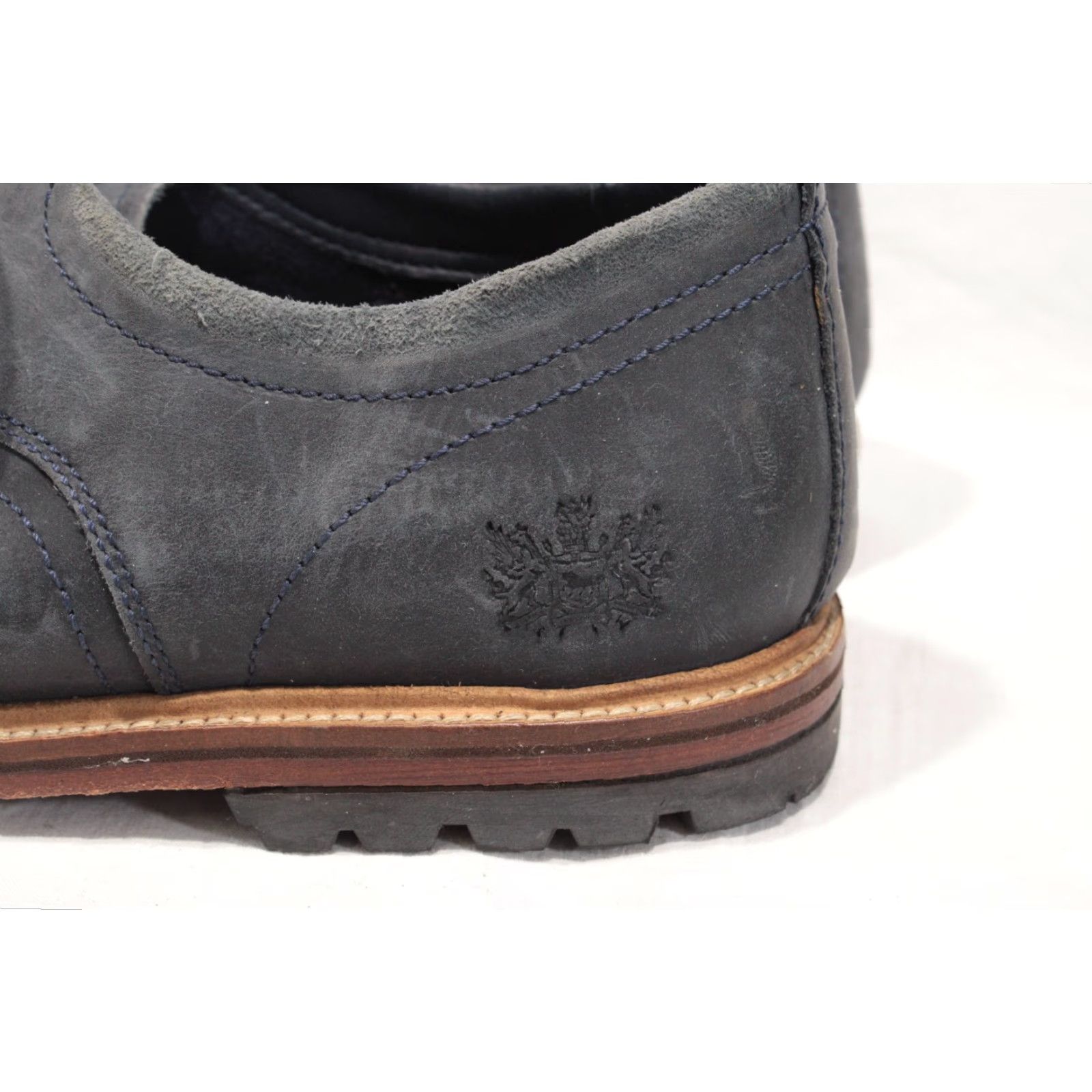 Cole Haan Cole Haan Grand 360 Richardson Blue Leather Cap Toe Oxfords Mens 9.5 M Size ONE SIZE - 7 Thumbnail