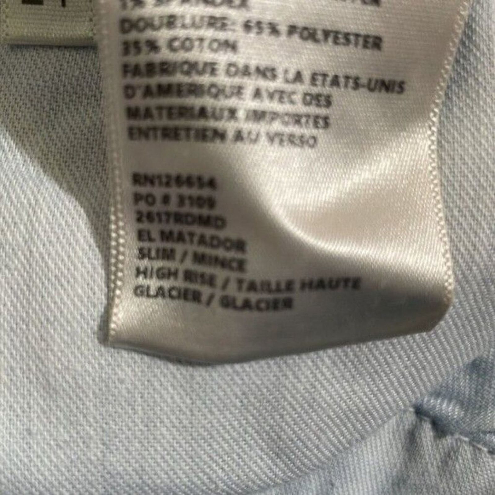 L'AGENCE L’agence Jeans El Matador Slim High Rise Distressed Size 24 Size 24" / US 00 / IT 34 - 9 Thumbnail