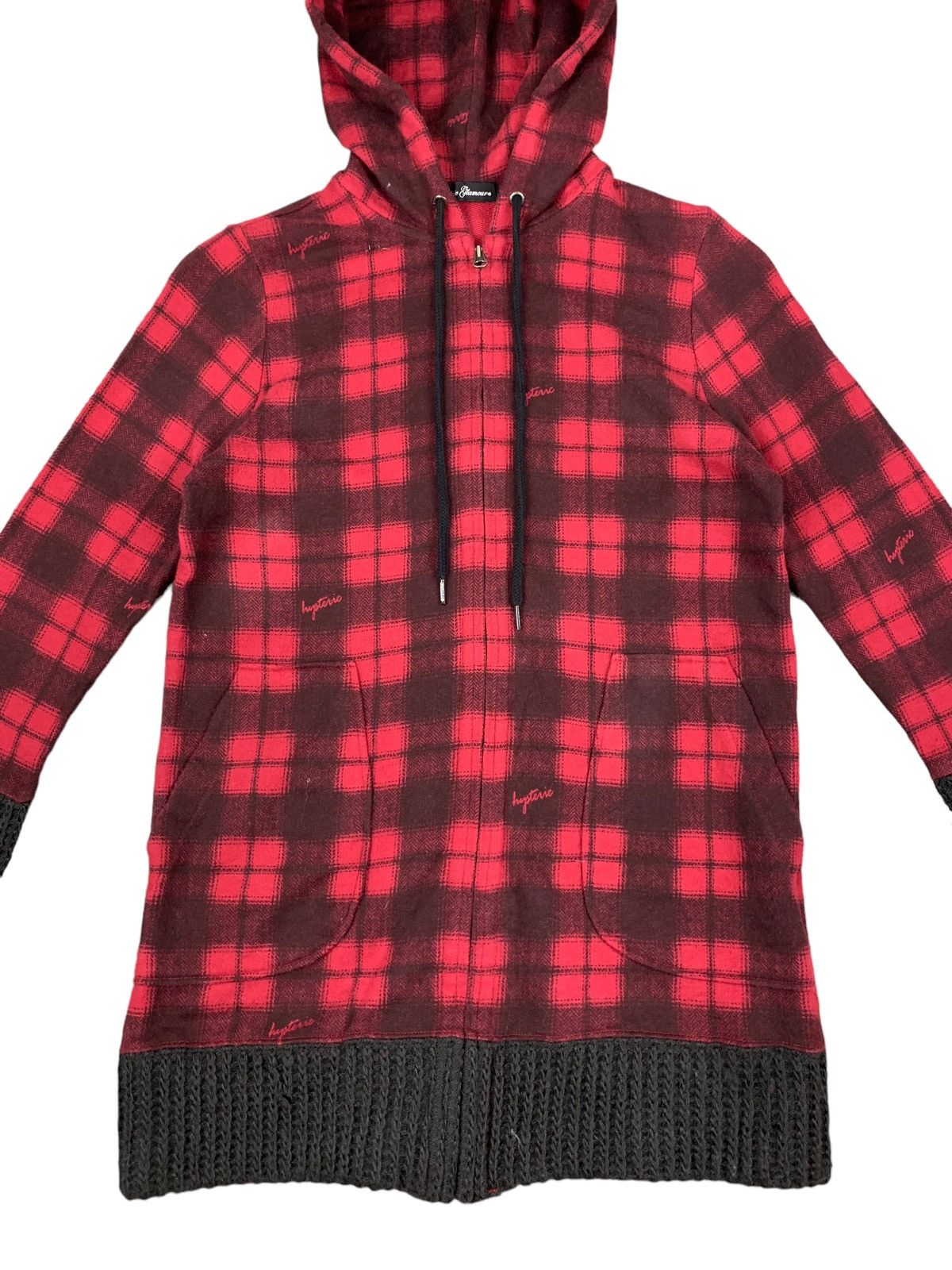 Hysteric Glamour Checkered Hoodie