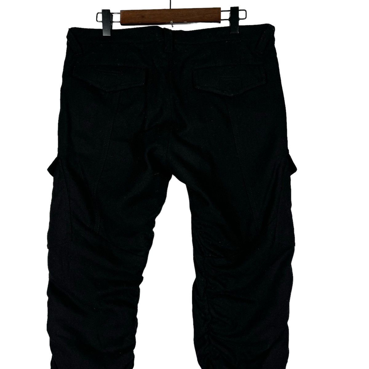 Tornado Mart Archive Tornado Mart Ruched Stacked Cargo Pants Size US 33 - 9 Thumbnail
