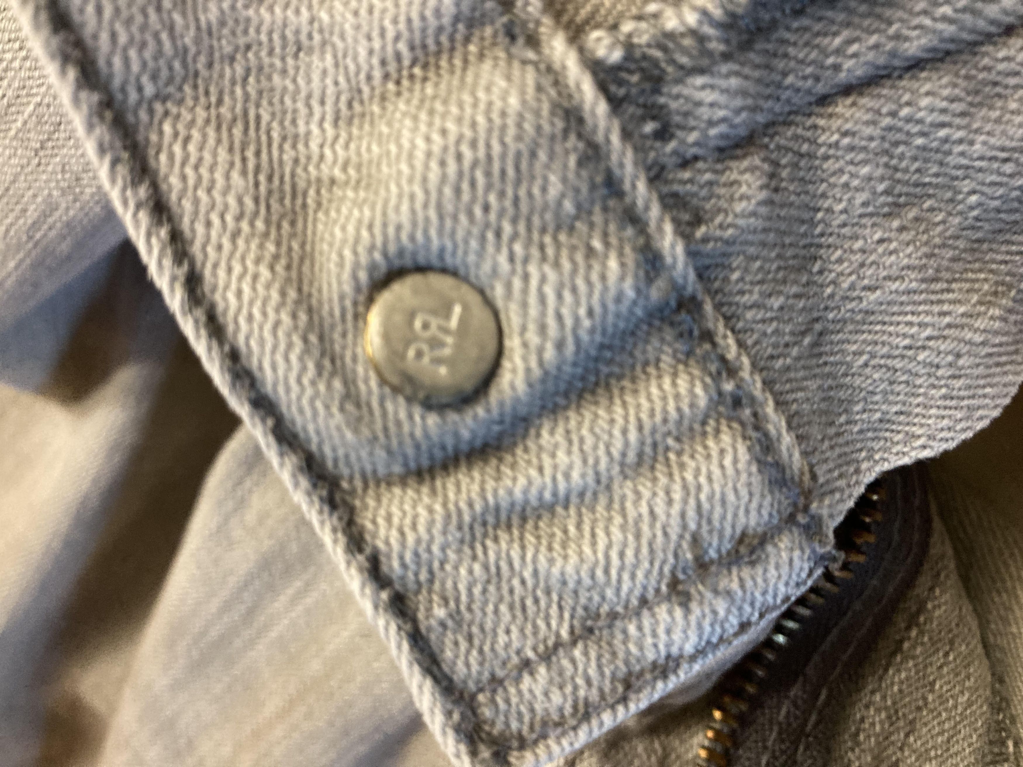 RRL Ralph Lauren RRL Stretch High Skinny Distressed Grey Jean Made in USA Size 30" / US 8 / IT 44 - 7 Thumbnail