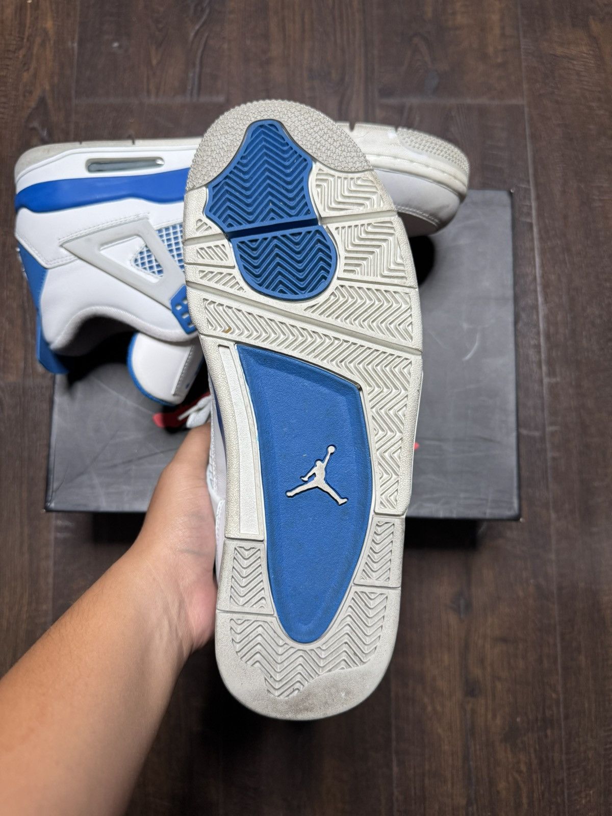 Jordan Brand Jordan 4 Retro Military Blue 2012 size 11 Size US 11 / EU 44 - 6 Thumbnail