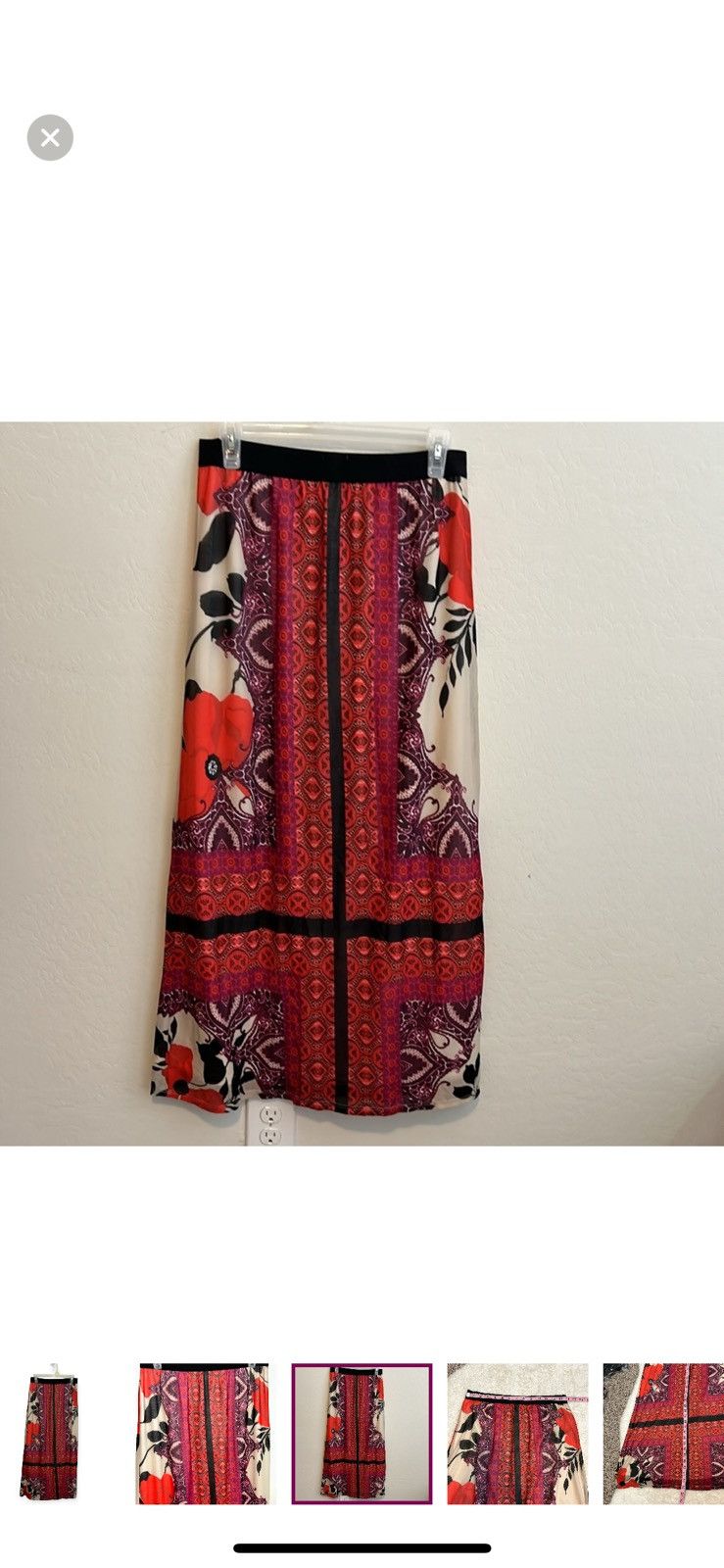 Chicos Chicos small mixed media print skirt Size 27" / US 4 / IT 40 - 3 Thumbnail