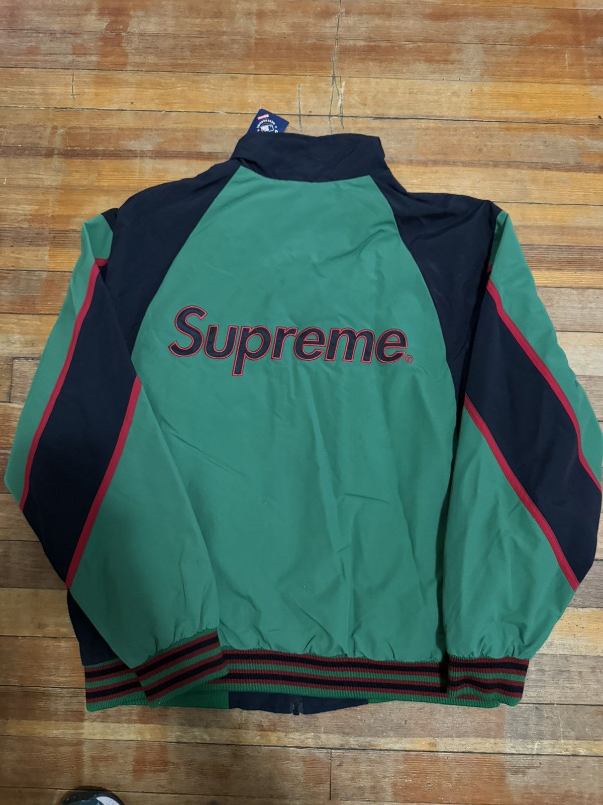 MLB × Supreme Supreme x New York Yankees Track Jacket Size US M / EU 48-50 / 2 - 3 Thumbnail