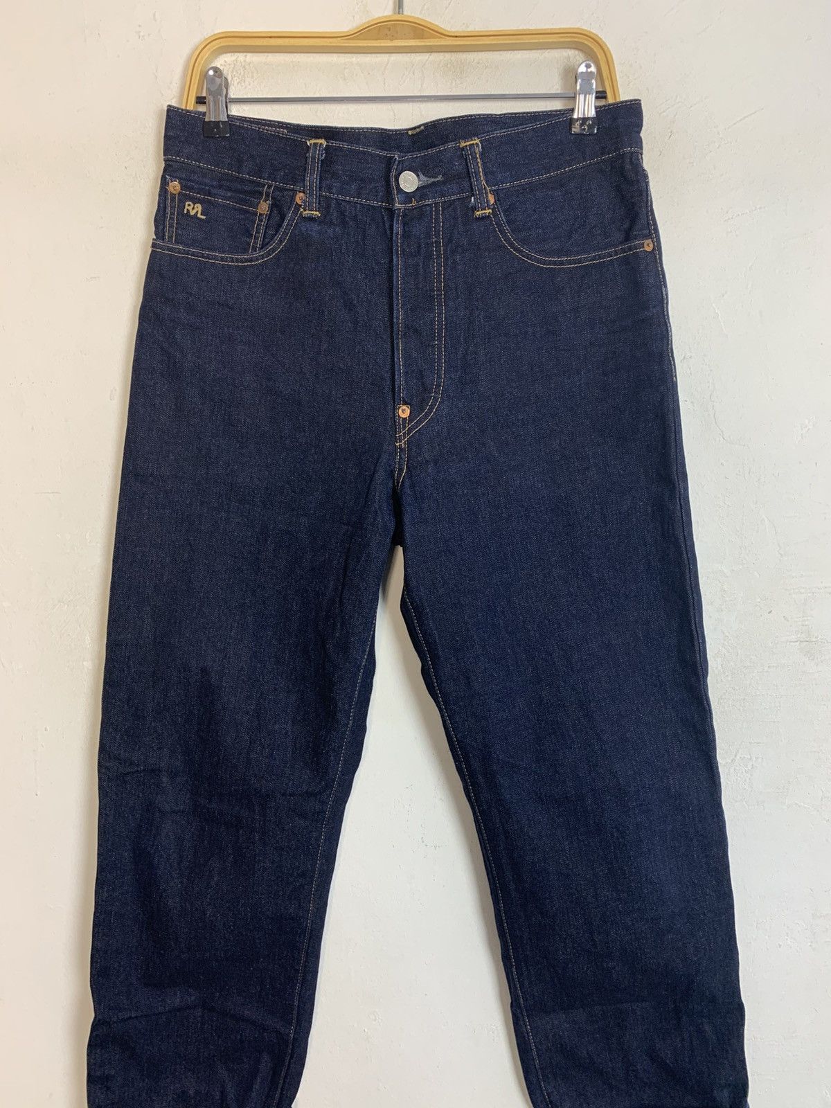 RRL Ralph Lauren Rare Double RL Ralph Lauren Lot R01 Indigo Denim Jeans Size US 32 / EU 48 - 4 Thumbnail