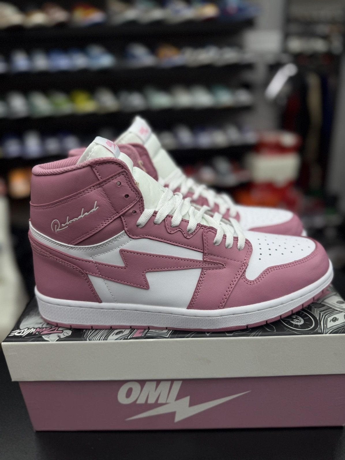 Designer OMI In Hellcat Sneakers Pink Size 13US Size US 13 / EU 46 - 1 Thumbnail