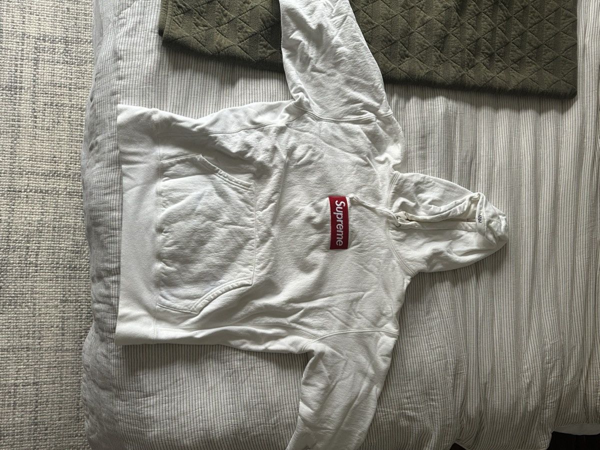 Supreme 2021 Box Logo Hoodie - White - threedaughtersproperties.com